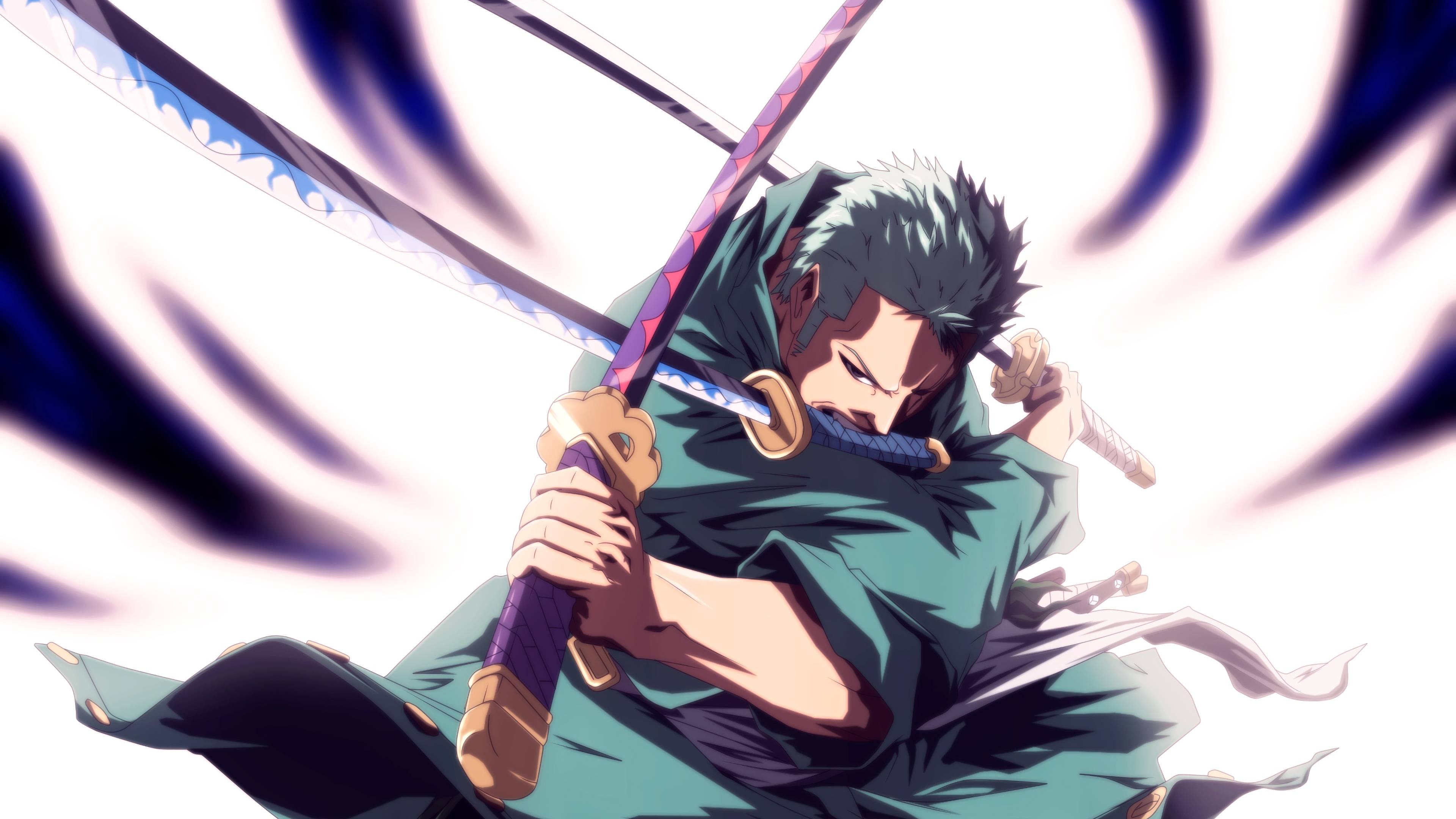 Roronoa Zoro, Anime, One Piece, 4K, Character, 4K Desktop wallpaper