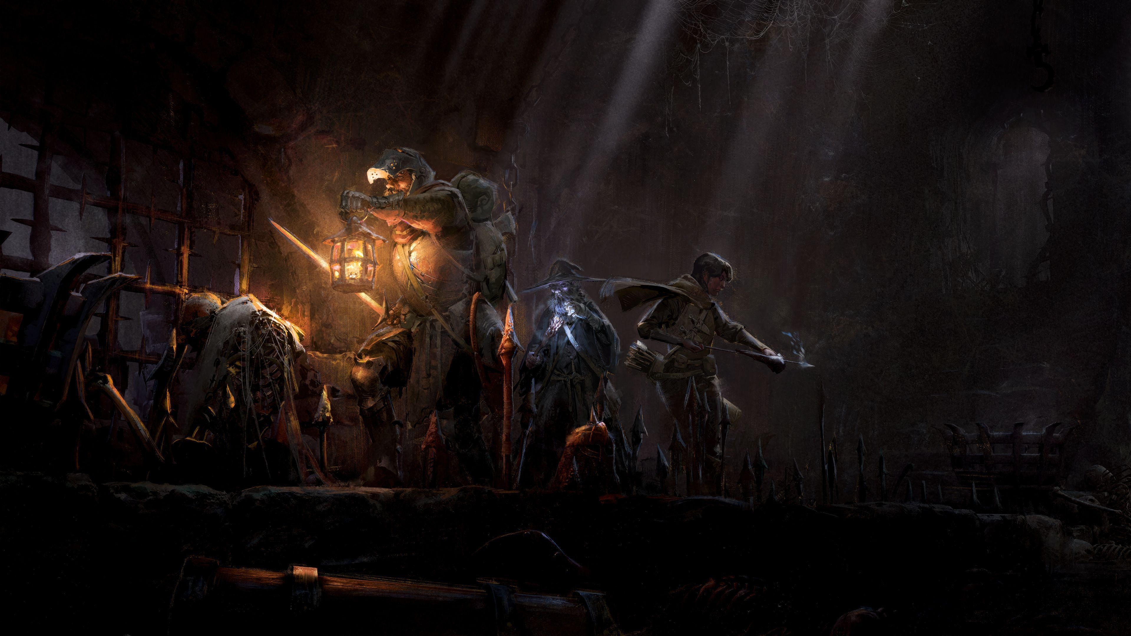 Dark and Darker 4K Ultra HD Wallpaper 3840x2160