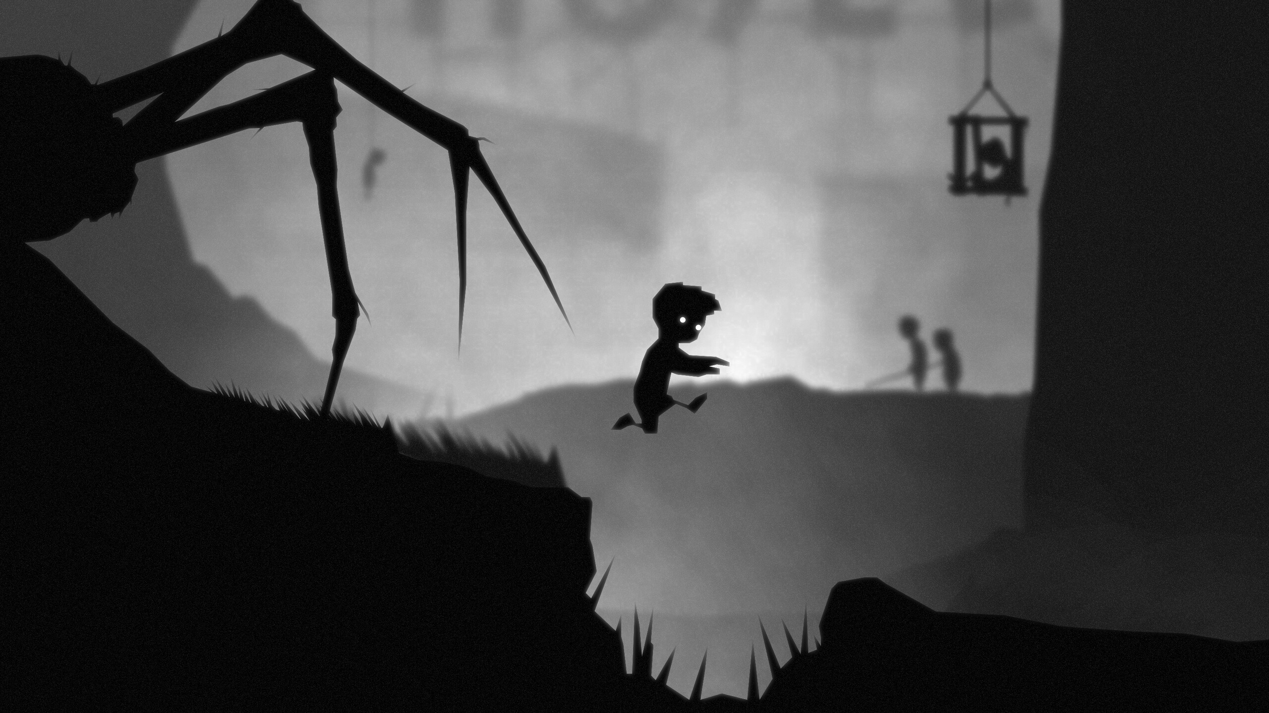 Limbo 4K, Dark and surreal, High-resolution gaming, Immersive atmosphere, 2560x1440 HD Desktop