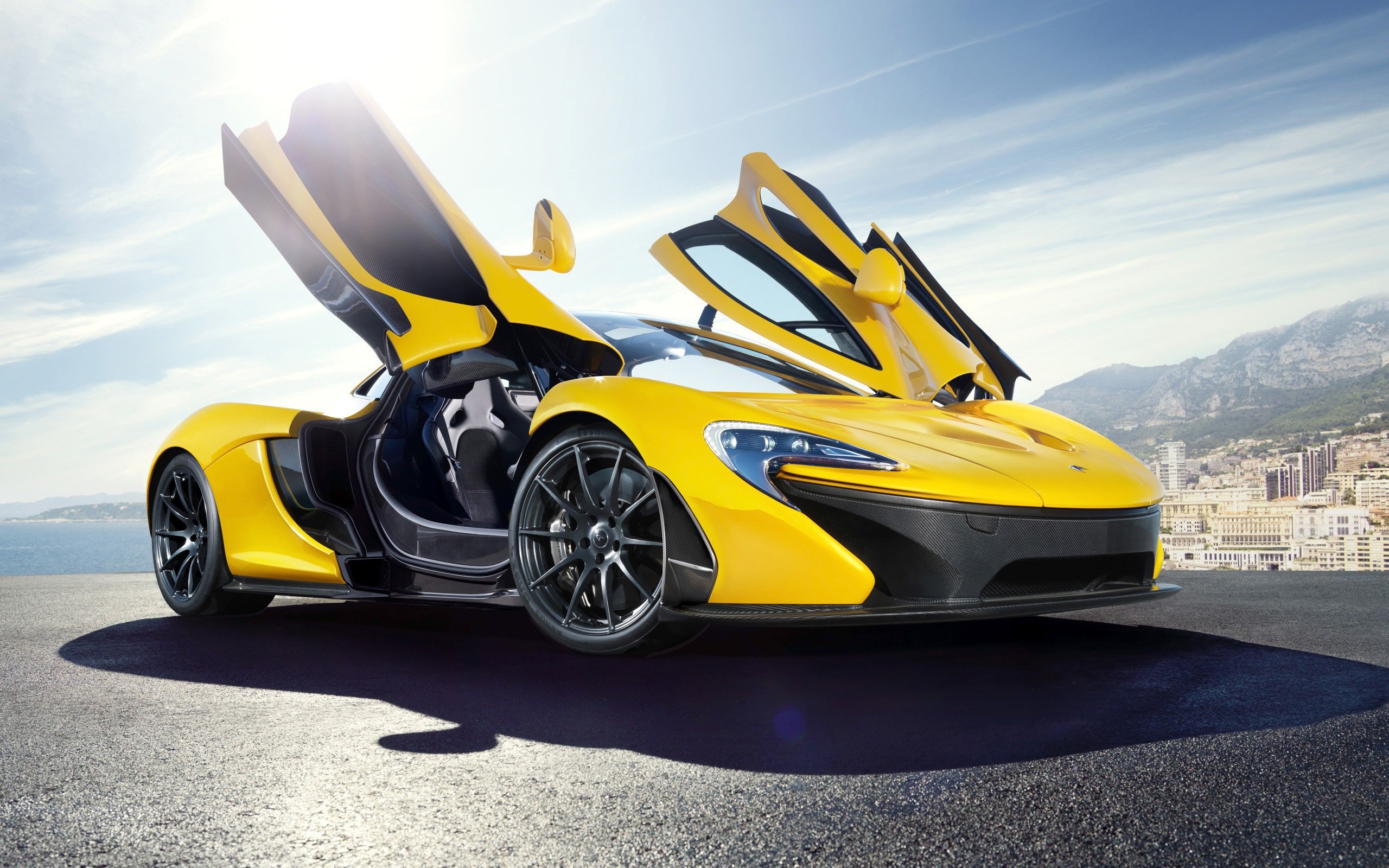 Mclaren P1, Yellow supercar, Astonishing details, 4K HD wallpapers, 2560x1600 HD Desktop