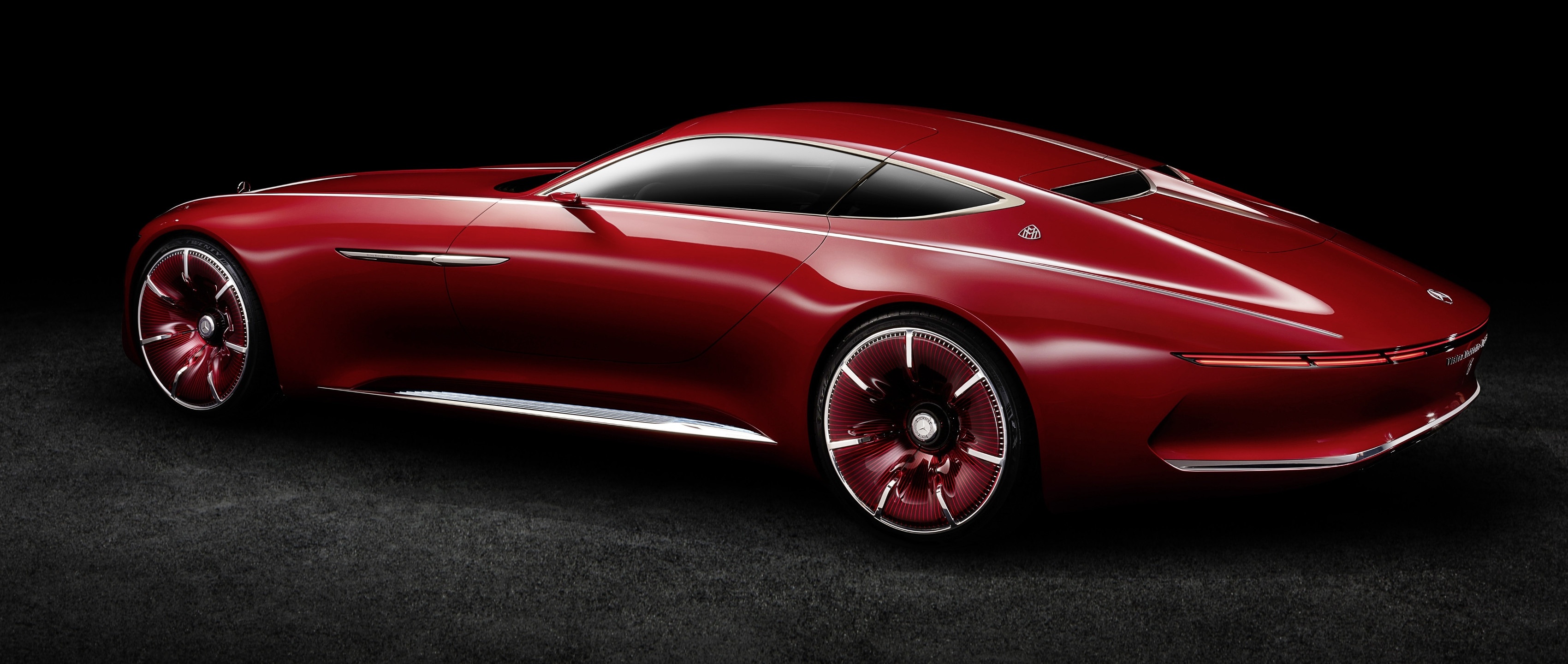 Mercedes-Benz Maybach Exelero, Vision Mercedes Maybach, 6, 3400x1440 Dual Screen Desktop