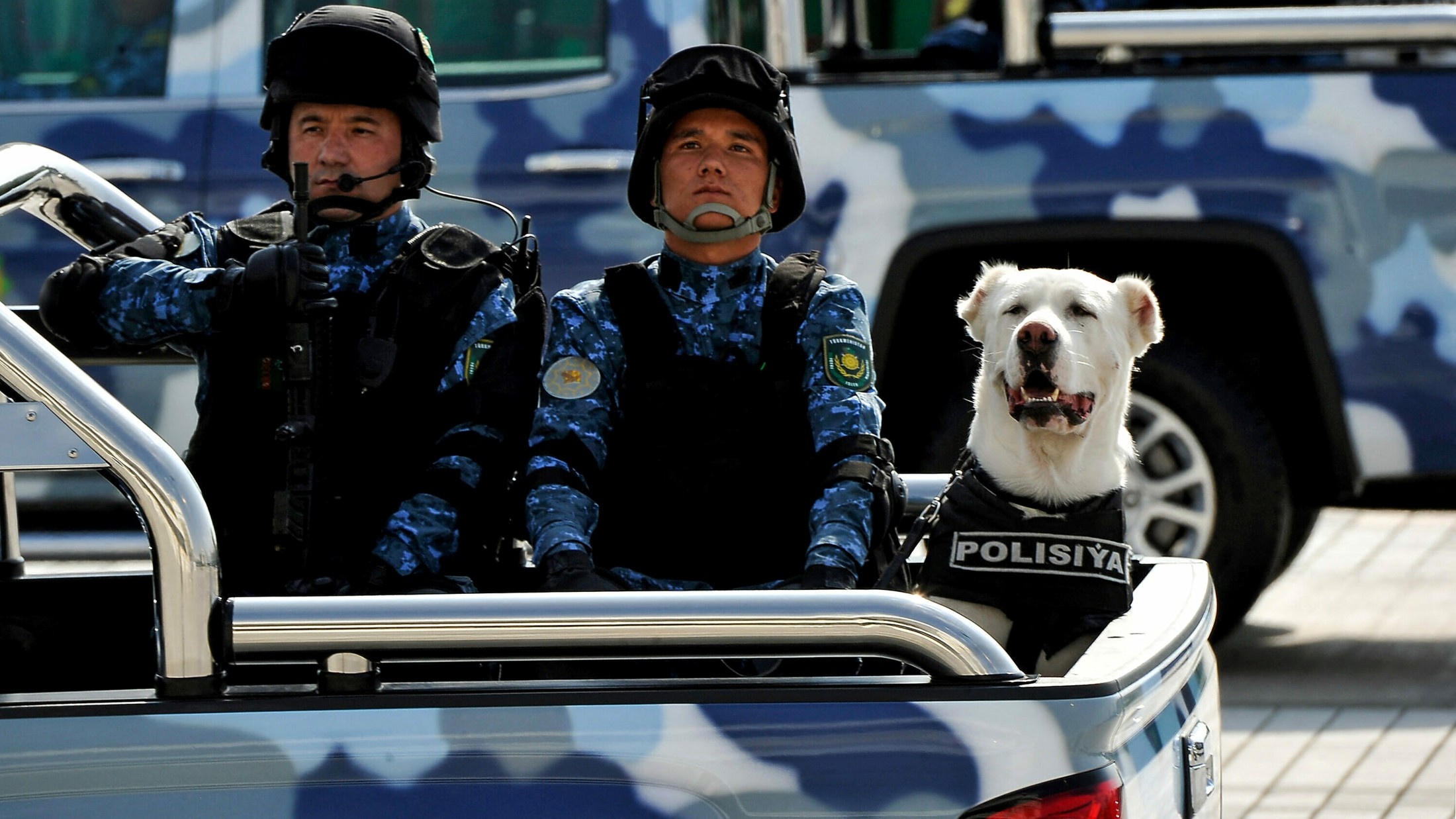 Turkmen police, Alabai Wallpaper, 2200x1240 HD Desktop