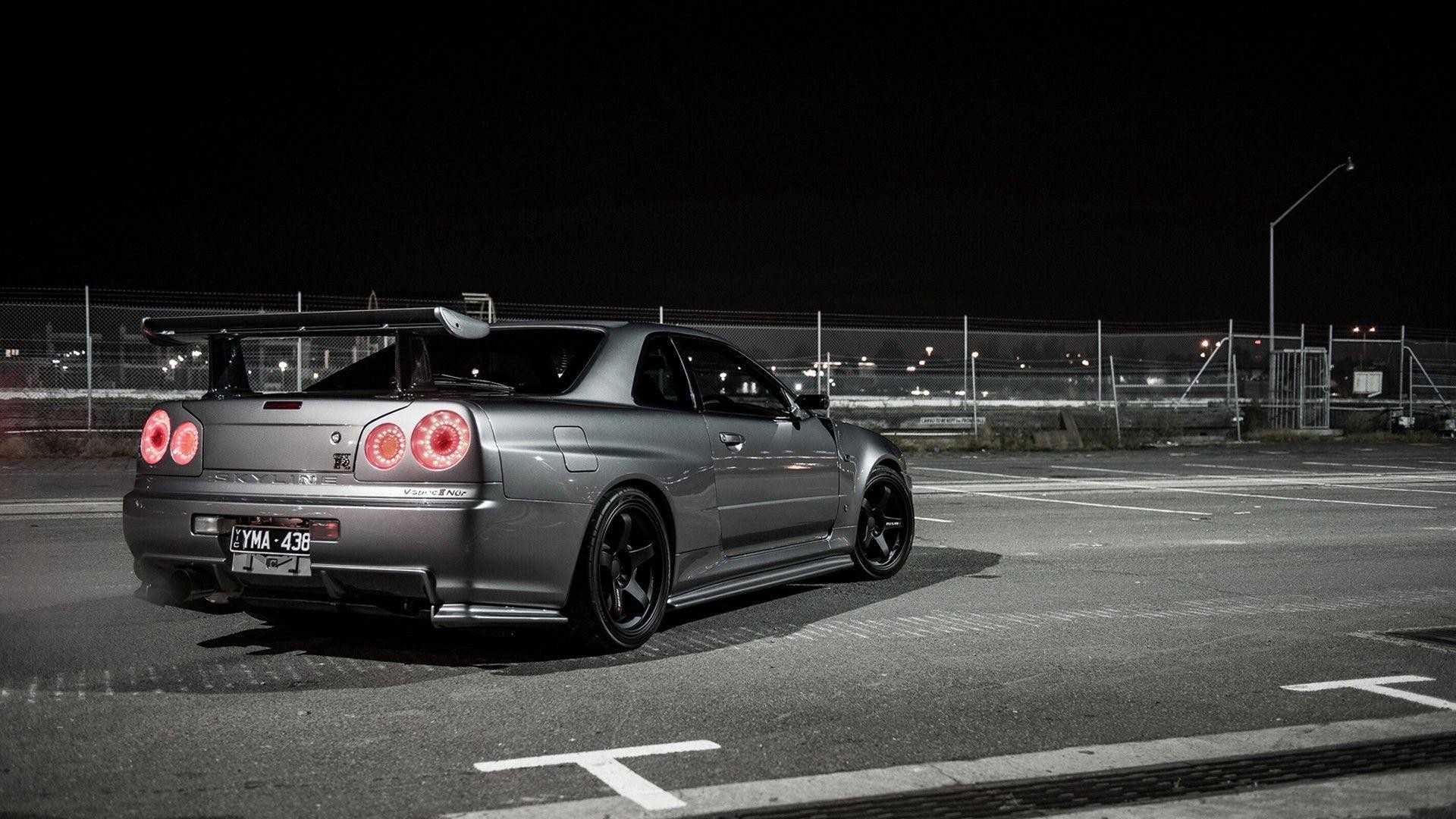 R34 Back View, GT-R Wallpaper, 1920x1080 Full HD Desktop