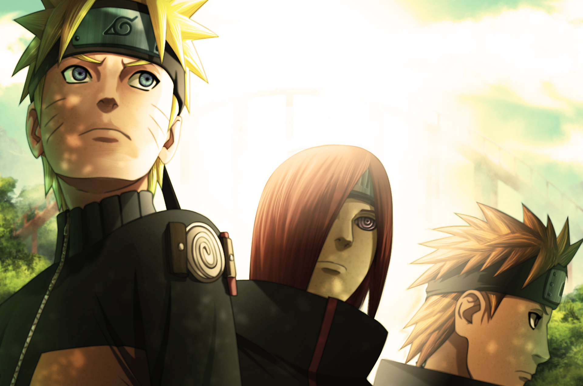 Nagato, Naruto Uzumaki, Yahiko, HD Desktop wallpaper