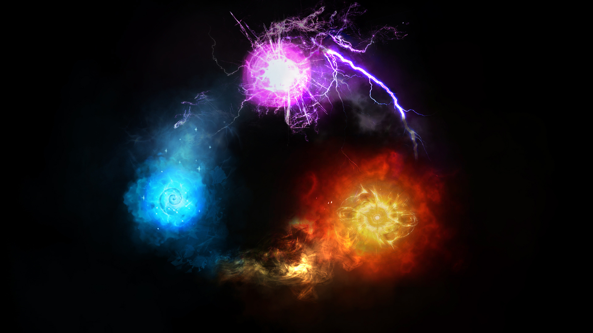 Energy Balls, Invoker Wallpaper, 1920x1080 Full HD Desktop