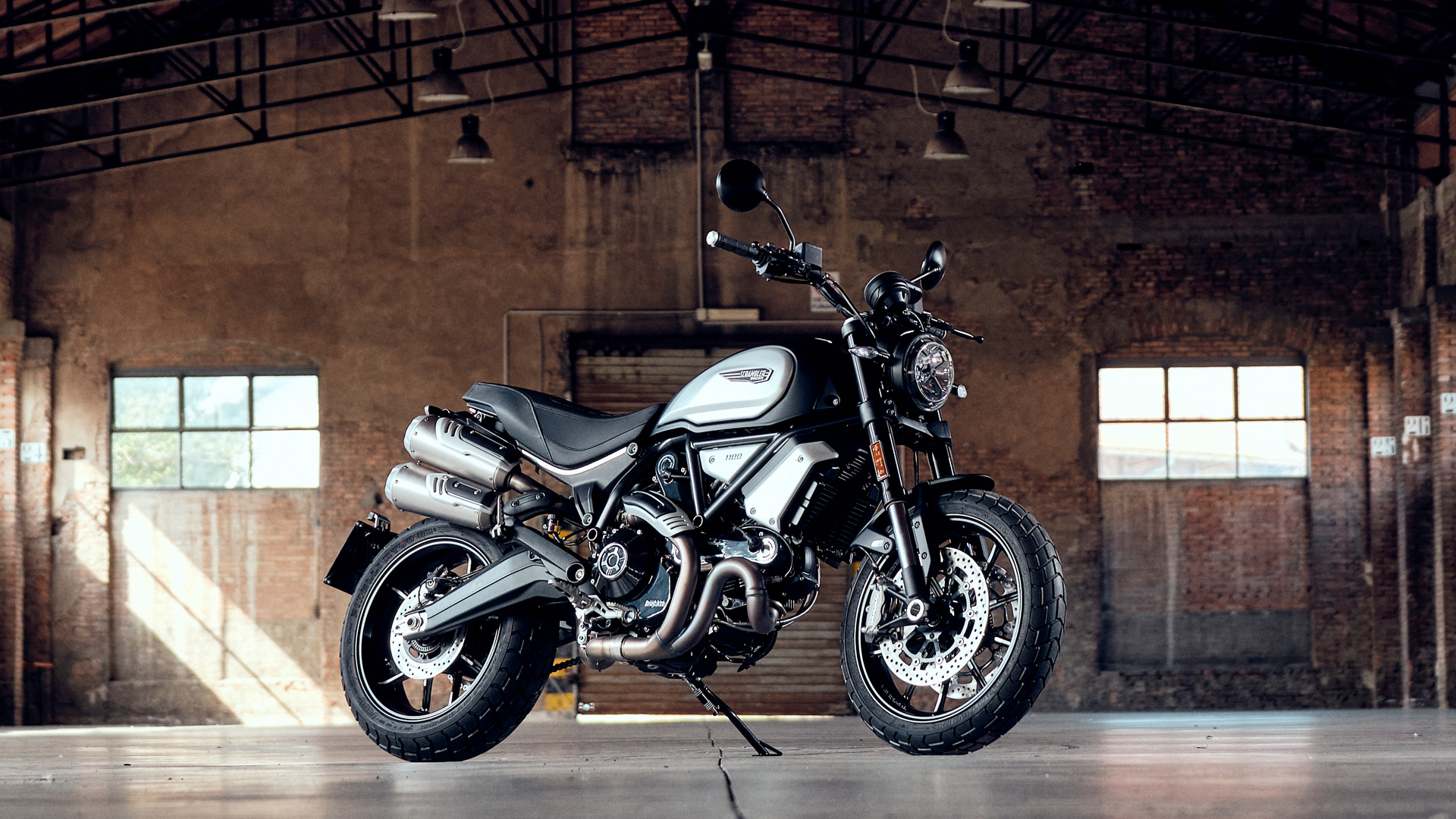 Ducati Scrambler 1100, Perfect entry, New Dark version, 1920x1080 Full HD Desktop