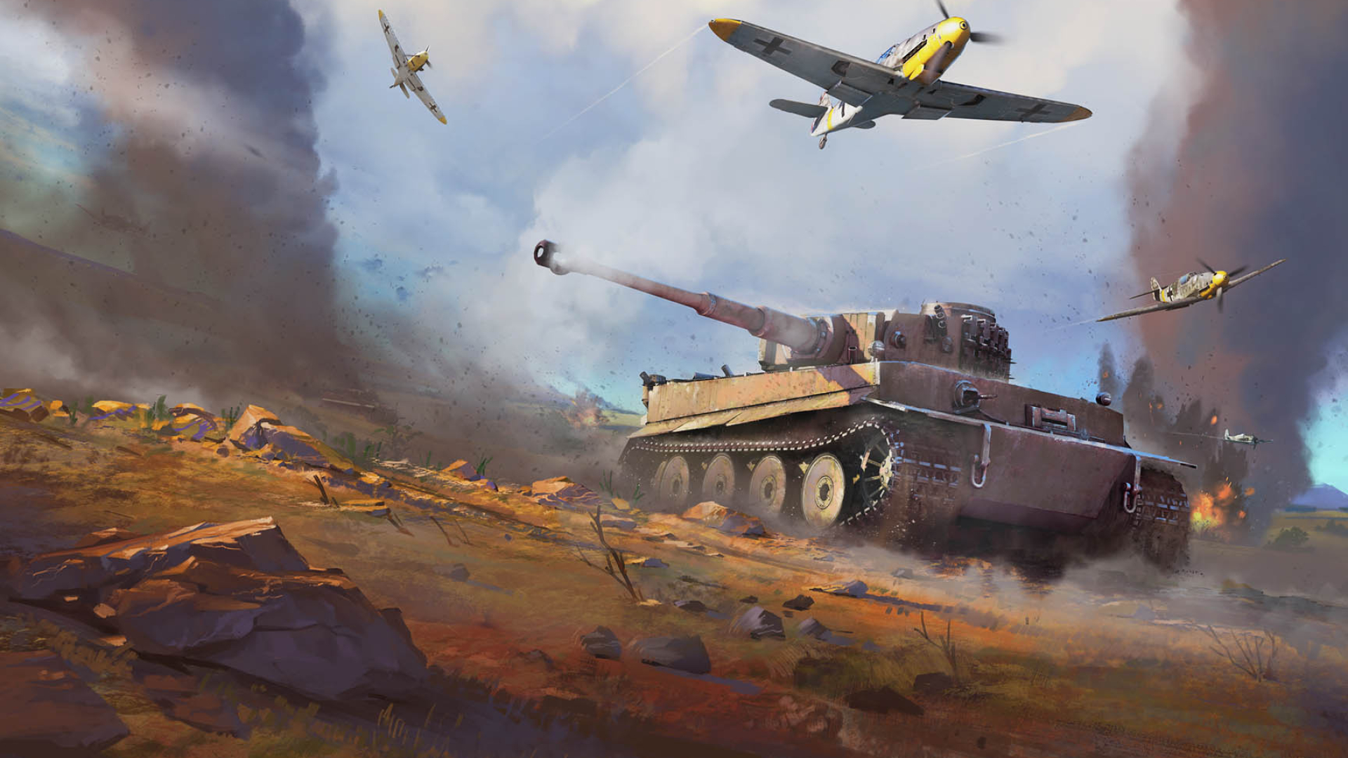 War Thunder wallpaper, Striking design, Visual inspiration, Gaming art, 1920x1080 Full HD Desktop