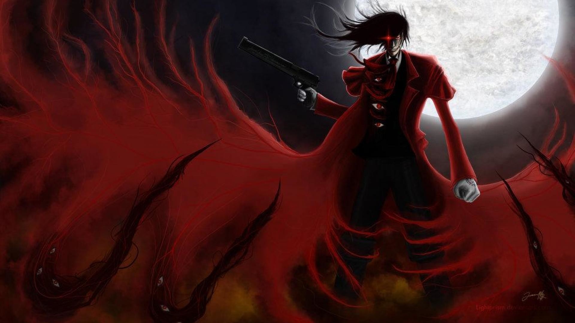 Hellsing, Anime wallpaper, Dark leadership, Gothic, 1920x1080 Full HD Desktop