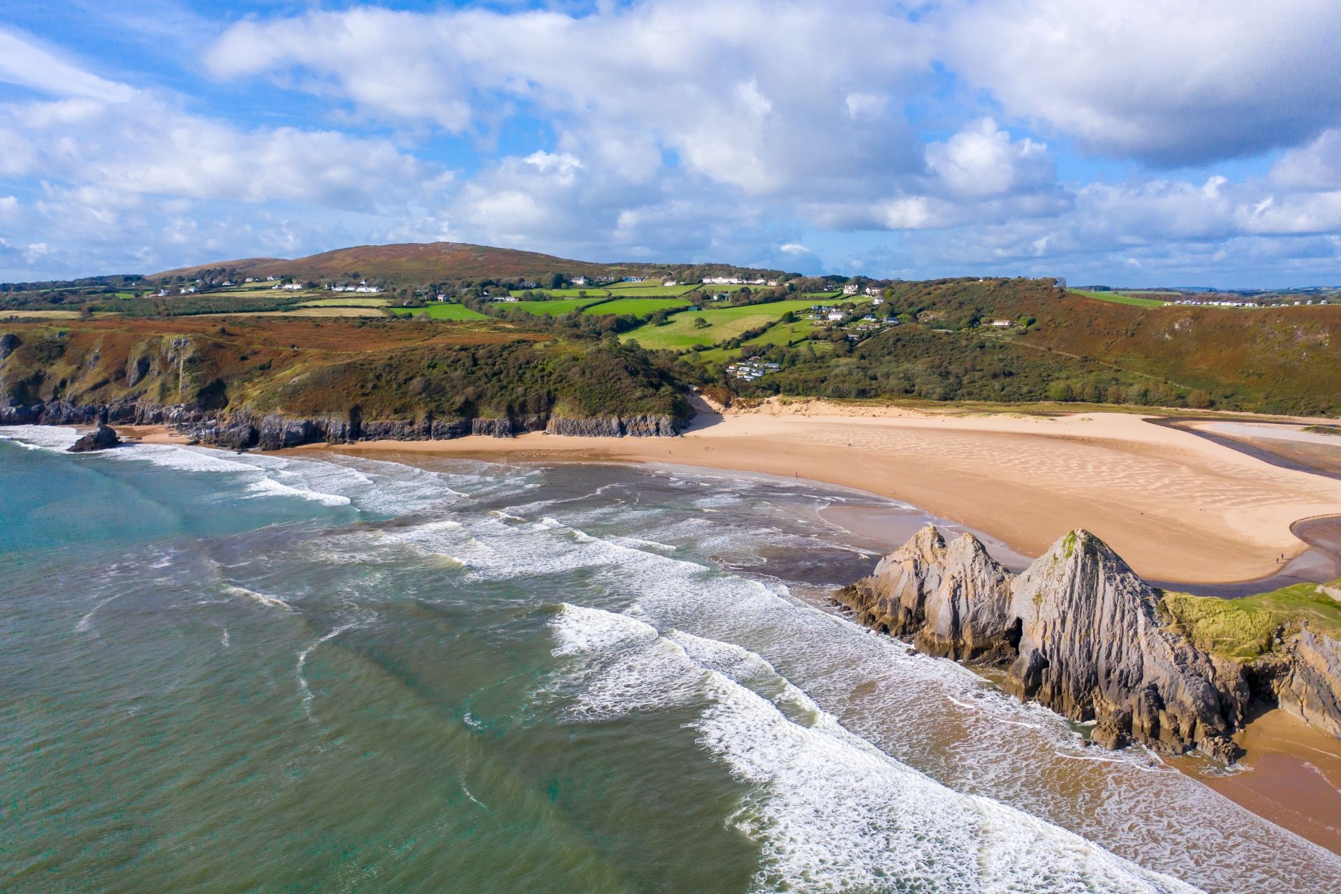 Gower Peninsula, Wales, Secret garden, Idyllic retreat, 1920x1280 HD Desktop