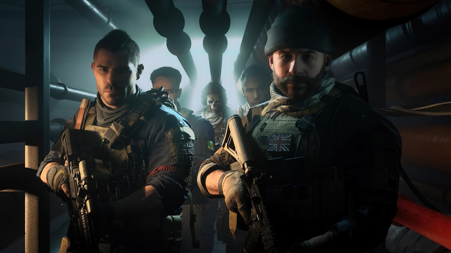 Captain John Price, John Soap MacTavish, Simon Ghost Riley, Alejandro Vargas, Task Force 141, Full HD Desktop wallpaper