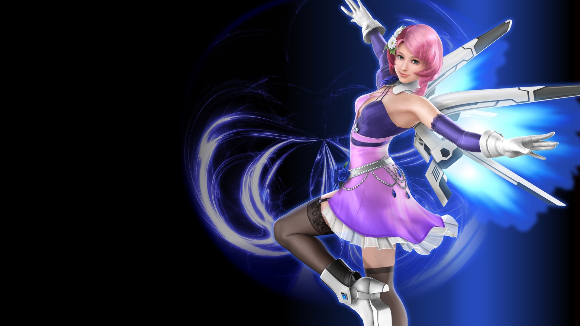 Alisa Bosconovitch, Tekken 7, mechanical wings, Full HD Desktop wallpaper
