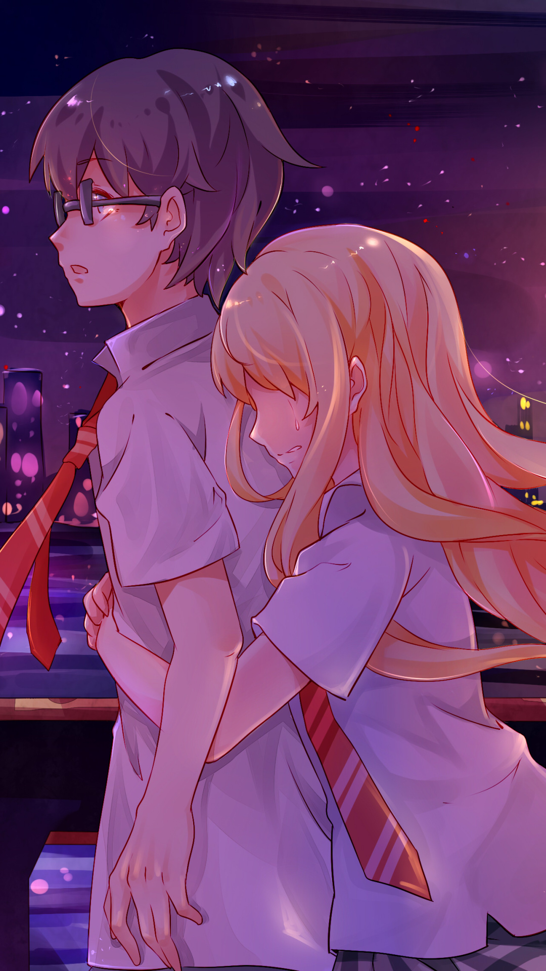 Kaori Miyazono, Kousei Arima, Your Lie in April, Full HD Phone wallpaper