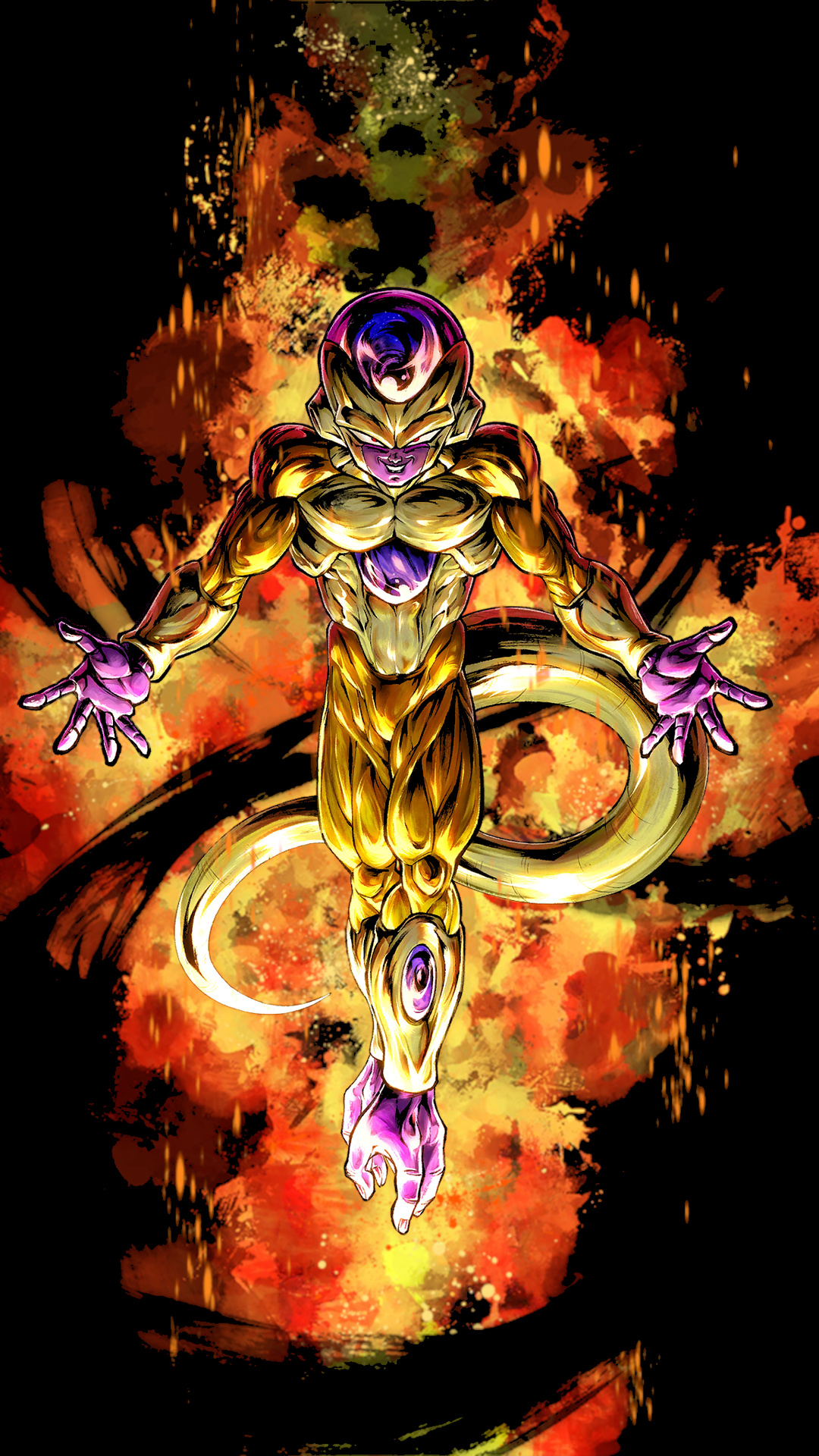 Golden Frieza, Anime villain, Frieza wallpapers, Joshua Marquez, 1080x1920 Full HD Phone