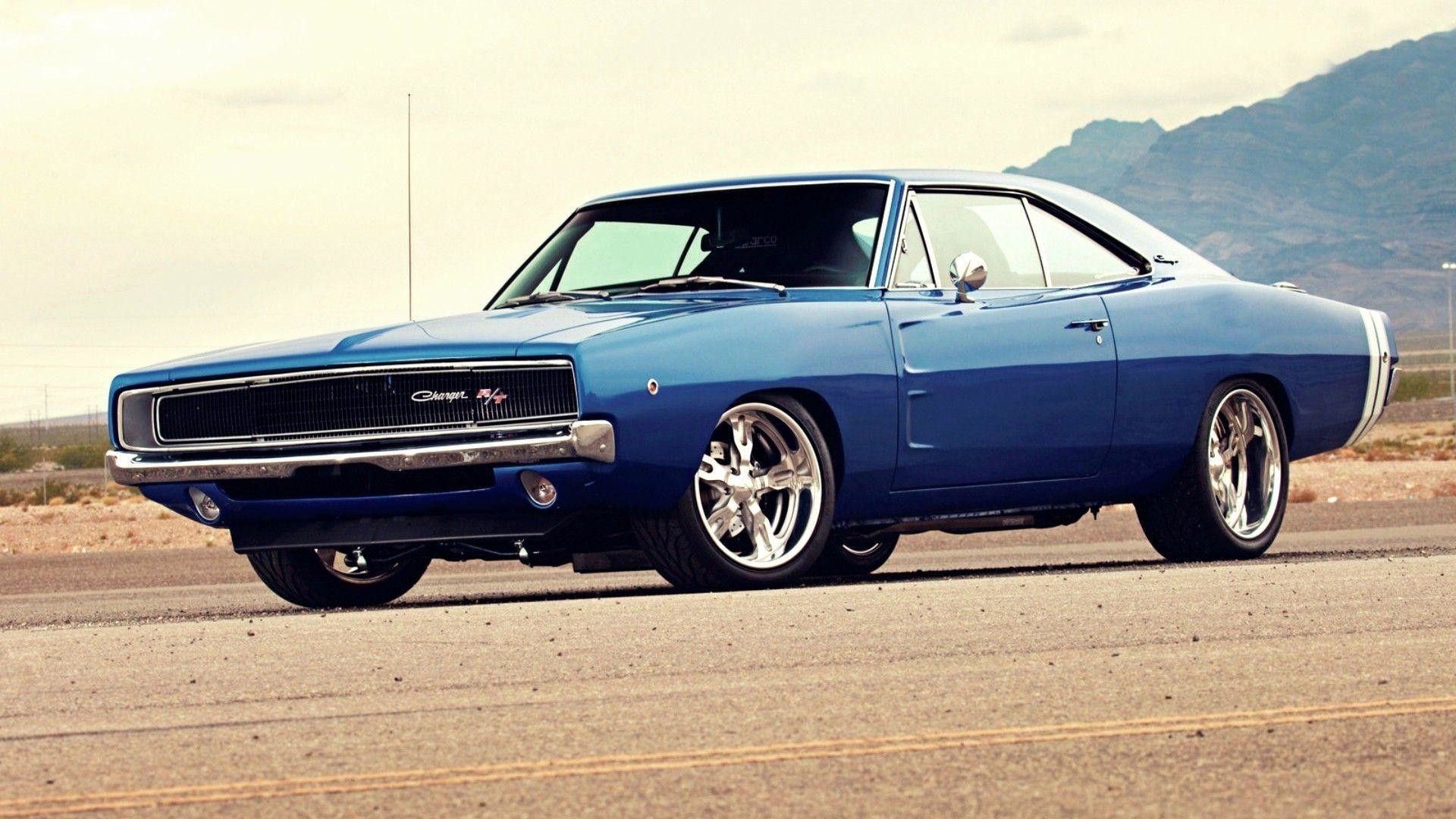 Dodge Charger, 1970 model, Retro design, Classic car, 1920x1080 Full HD Desktop