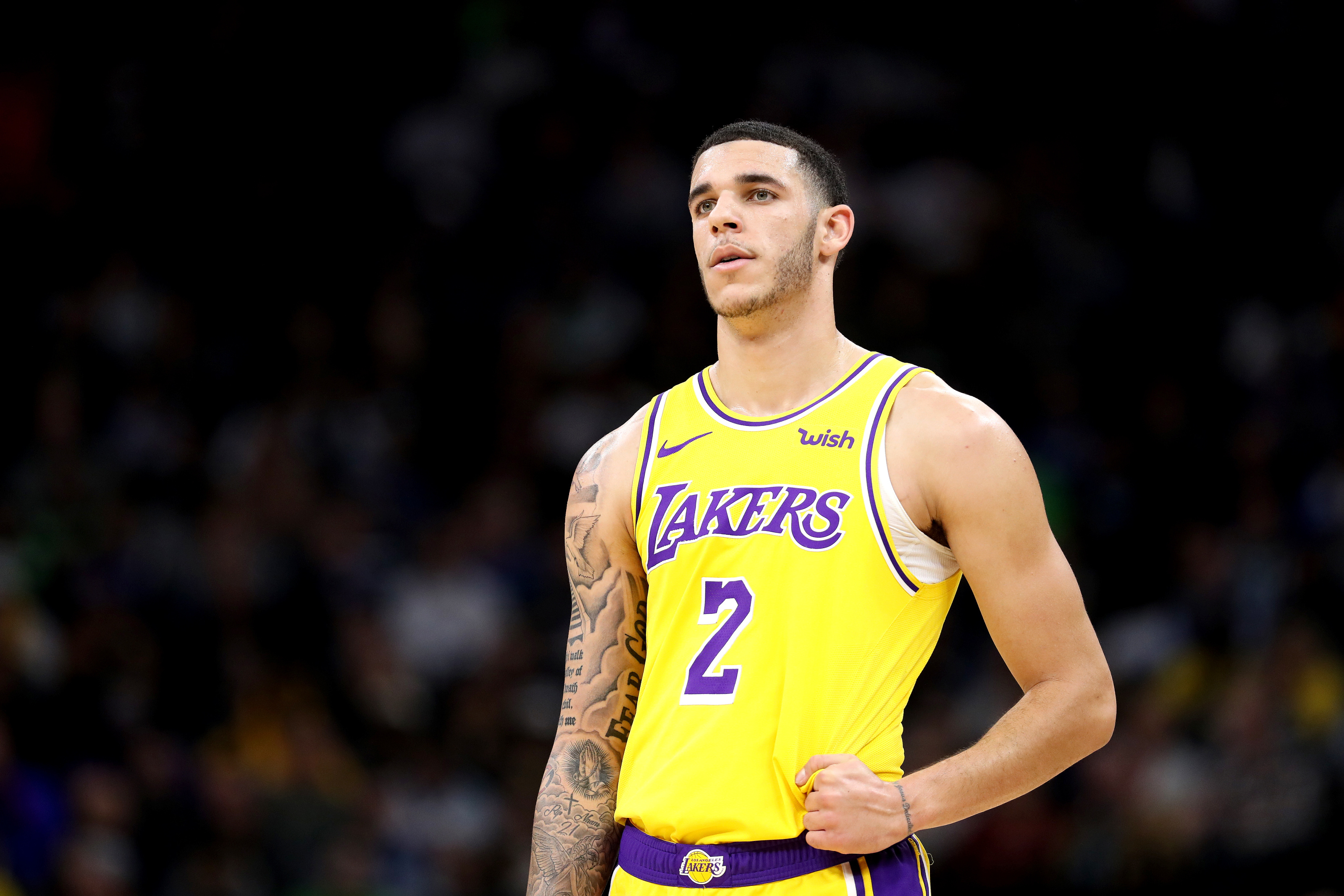 Los Angeles Lakers, Lonzo Ball Wallpaper, 3200x2140 HD Desktop