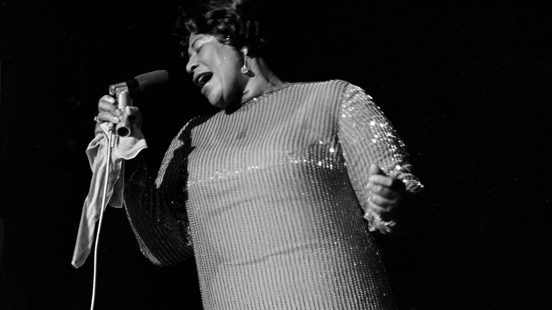 Ella Fitzgerald, Happy 100th birthday, Jazz music celebration, Legendary singer, 1920x1080 Full HD Desktop