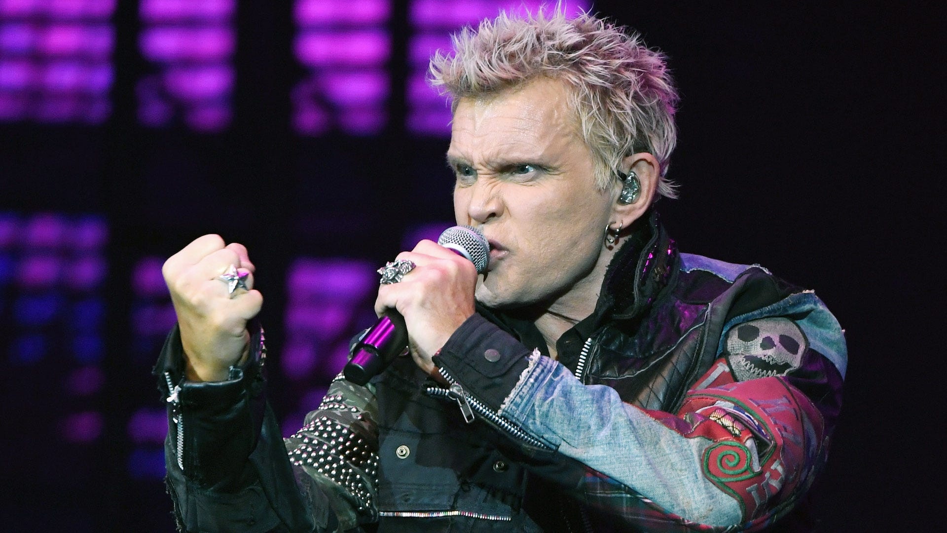 Billy Idol, HD wallpaper, Rock music icon, Michelle Johnson's work, 1920x1080 Full HD Desktop