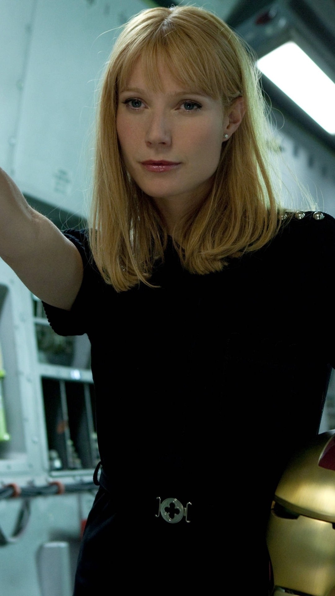 Gwyneth Paltrow, Iron Man, Striking wallpaper, Christopher Simpson, 1080x1920 Full HD Phone