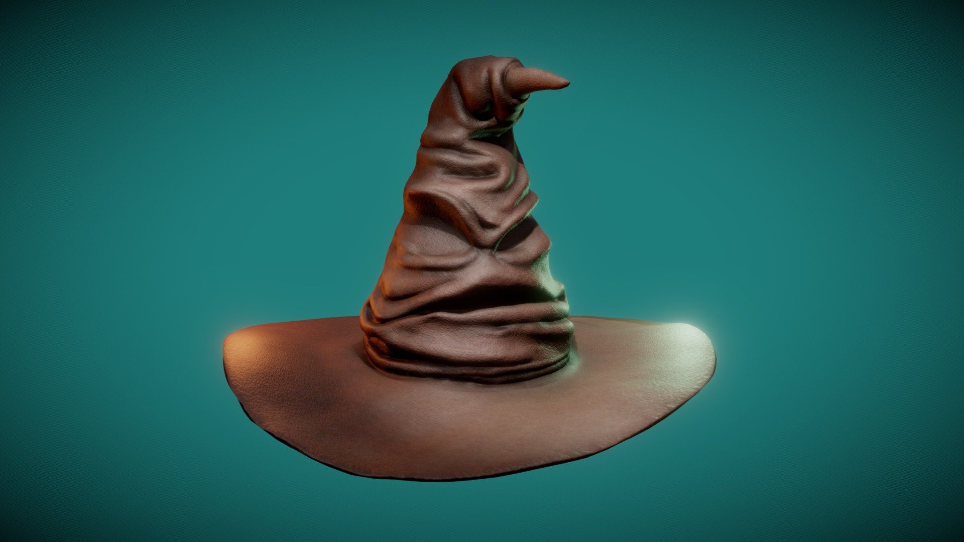 The Sorting Hat, Royalty-free 3D model, 1920x1080 Full HD Desktop