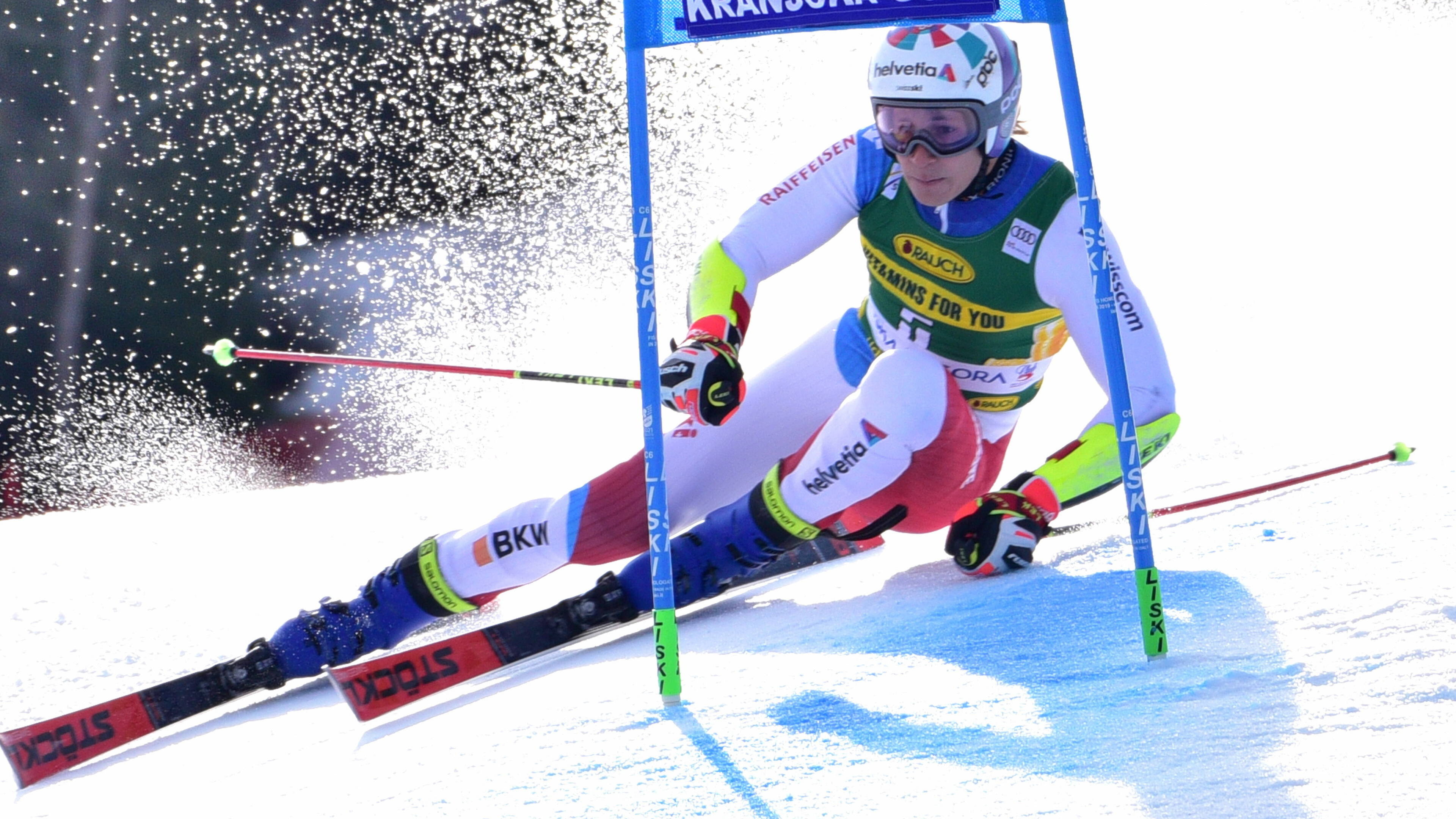 Slalom sports, World champion Liensberger, Odermatt's victory, Giant slalom, 3840x2160 4K Desktop