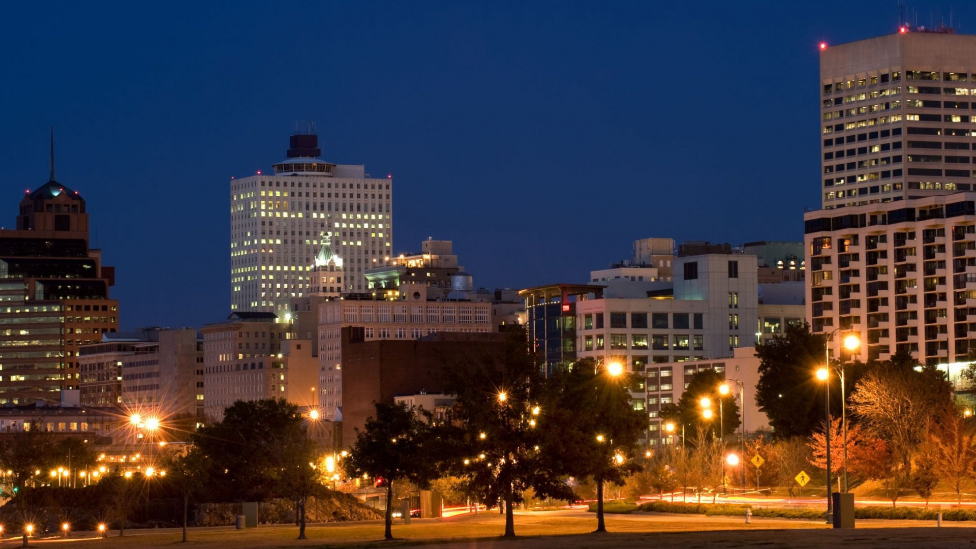 Memphis Skyline, Travels, Memphis Tennessee real estate, Wallpaper, 1920x1080 Full HD Desktop