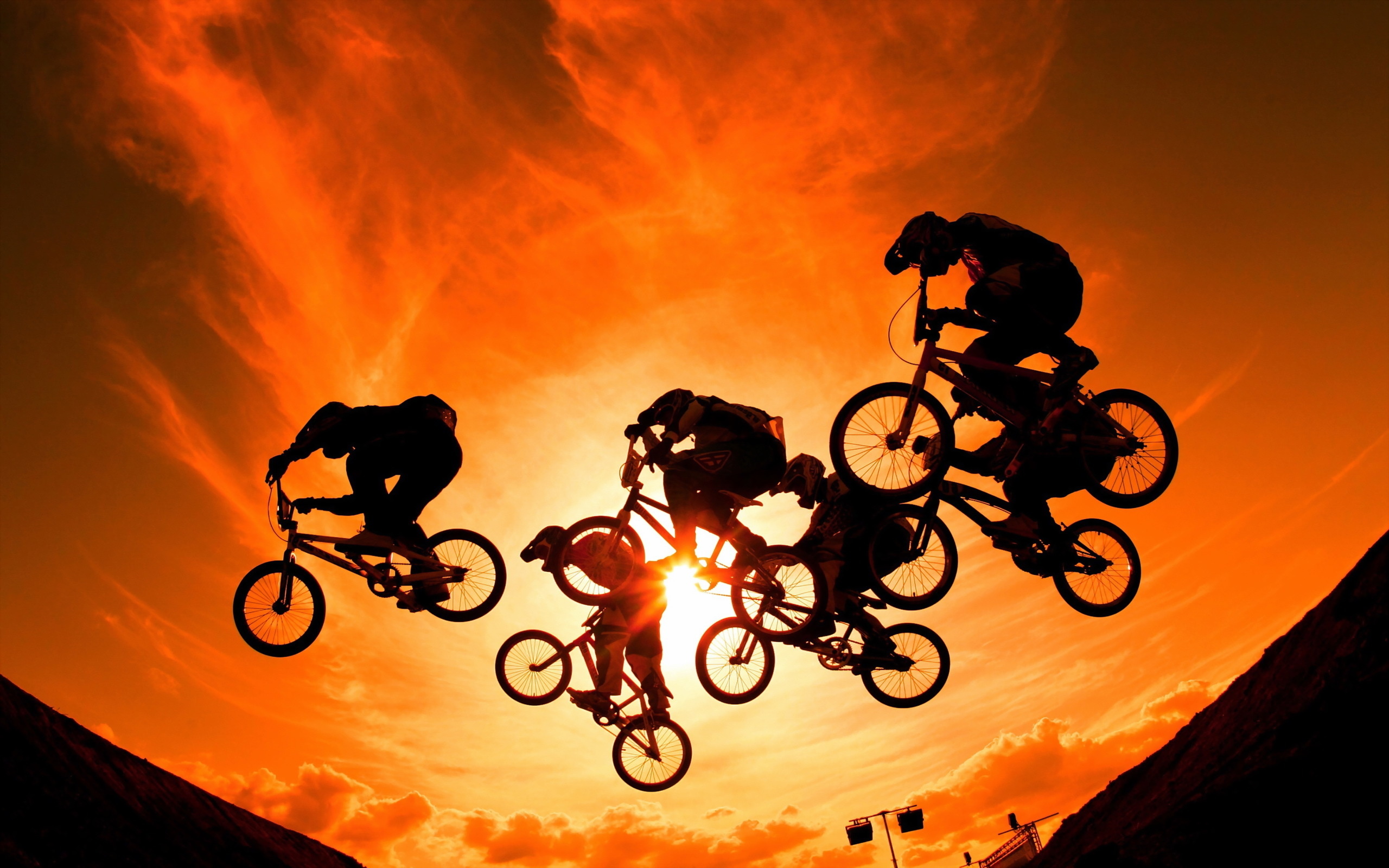 Bicycle jump, Cycling (Cycle Sport) Wallpaper, 2560x1600 HD Desktop