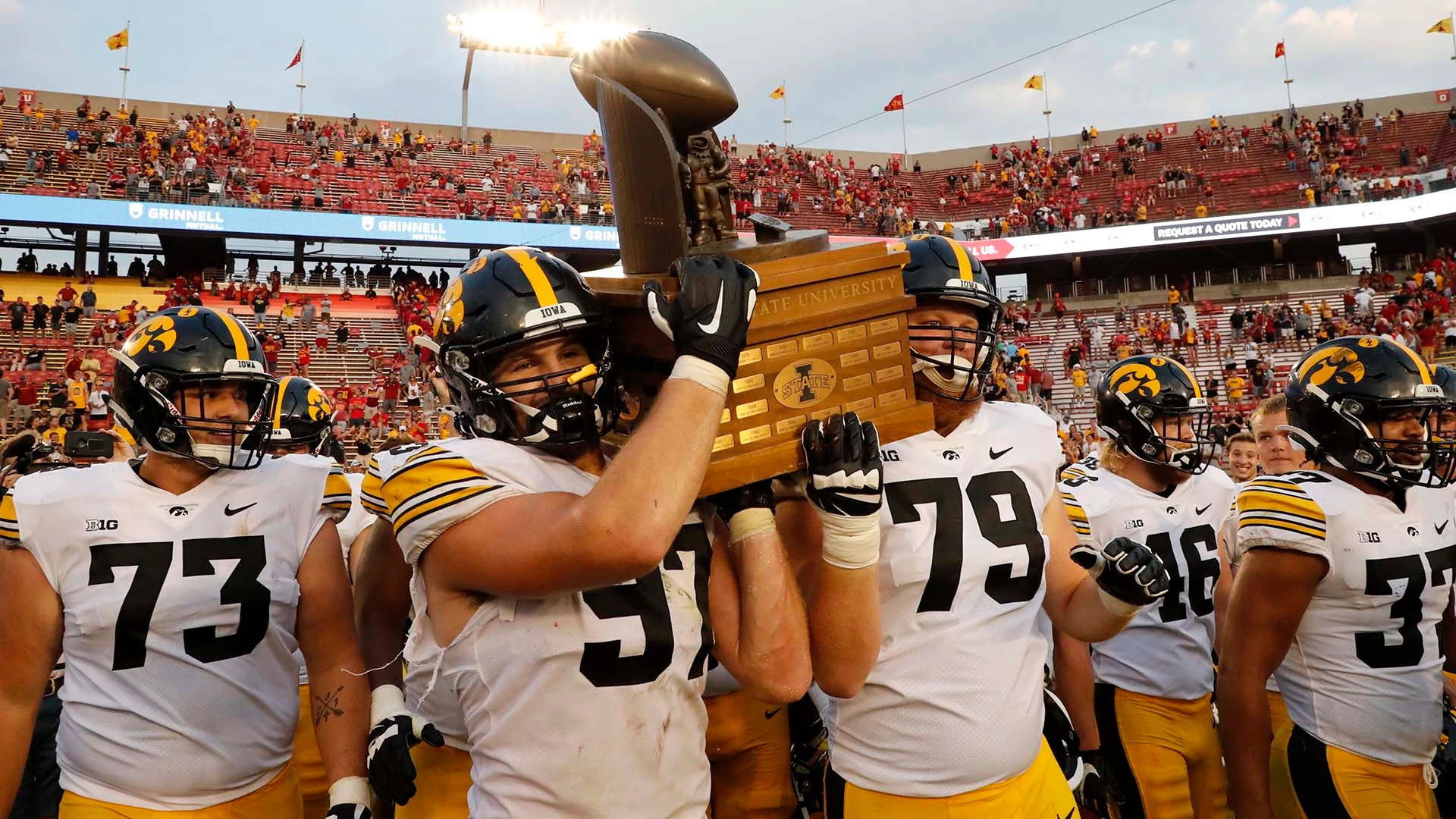 Cy-Hawk Trophy, Iowa Hawkeyes Football Wallpaper, 1920x1080 Full HD Desktop