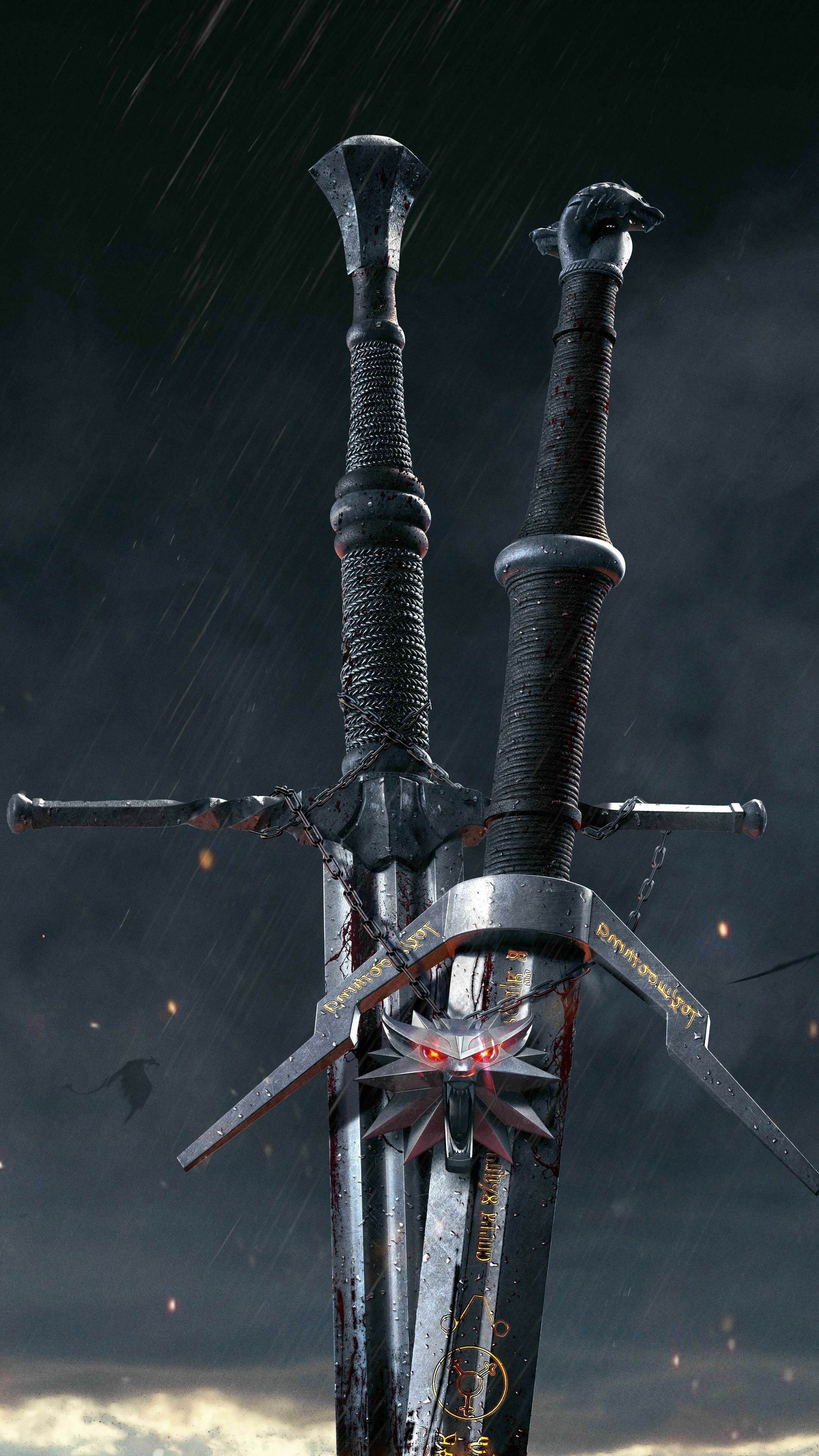 Witcher Medallion, The Witcher Wallpaper, 2160x3840 4K Phone