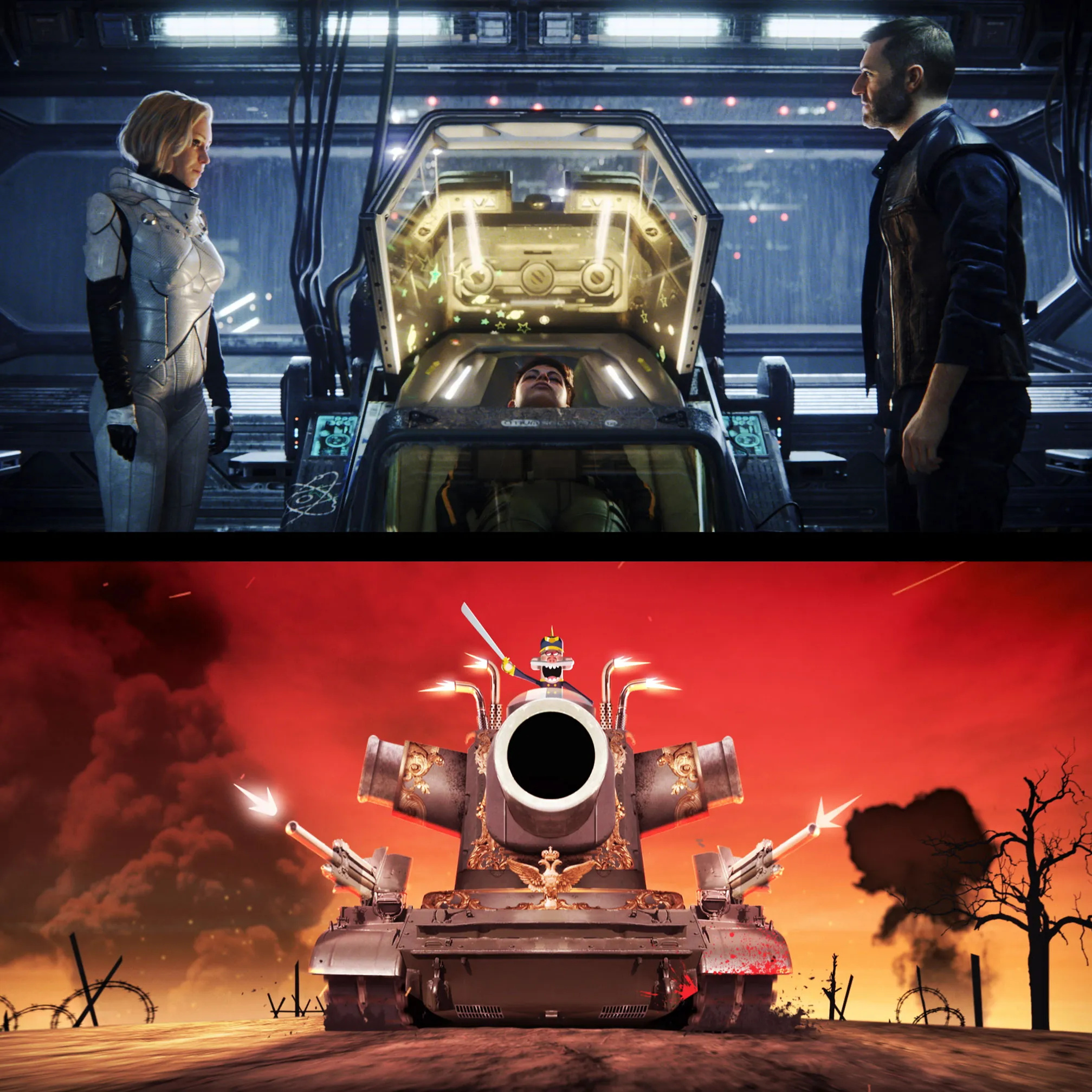 Greta and Thom, Love, Death and Robots (Volume II) Wallpaper, 2020x2020 HD Phone