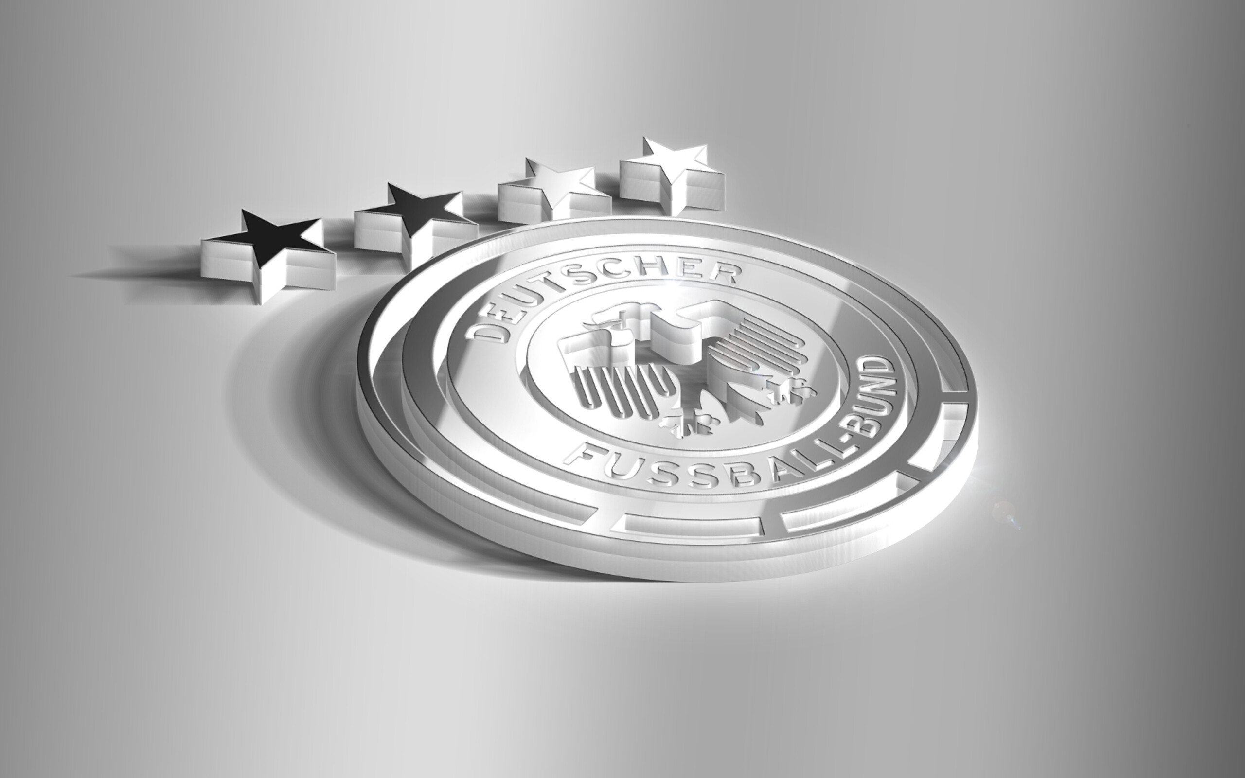 3D logo, Germany Soccer Team Wallpaper, 2560x1600 HD Desktop