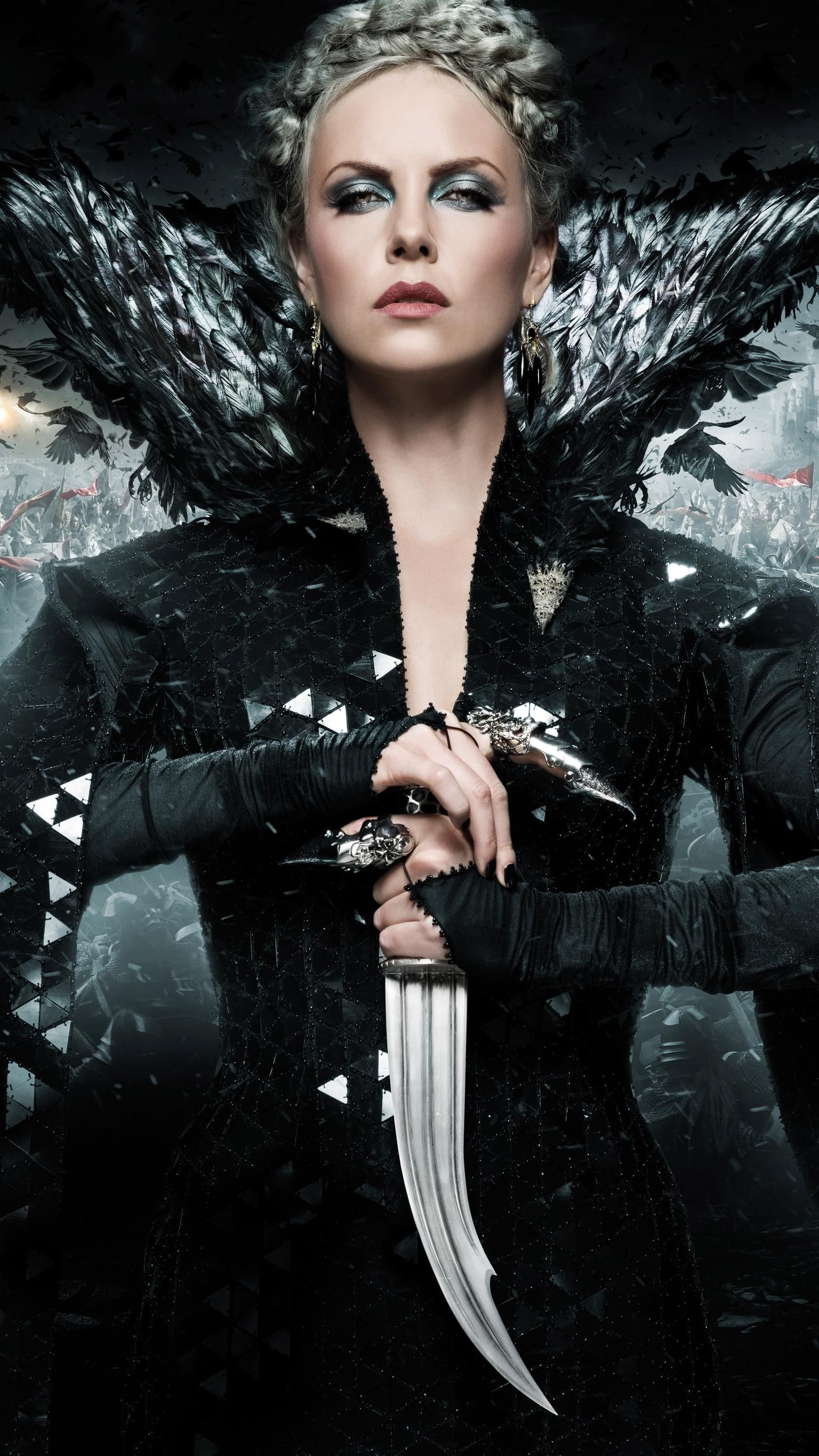 Snow White and the Huntsman, Charlize Theron Wallpaper, 1540x2740 HD Phone