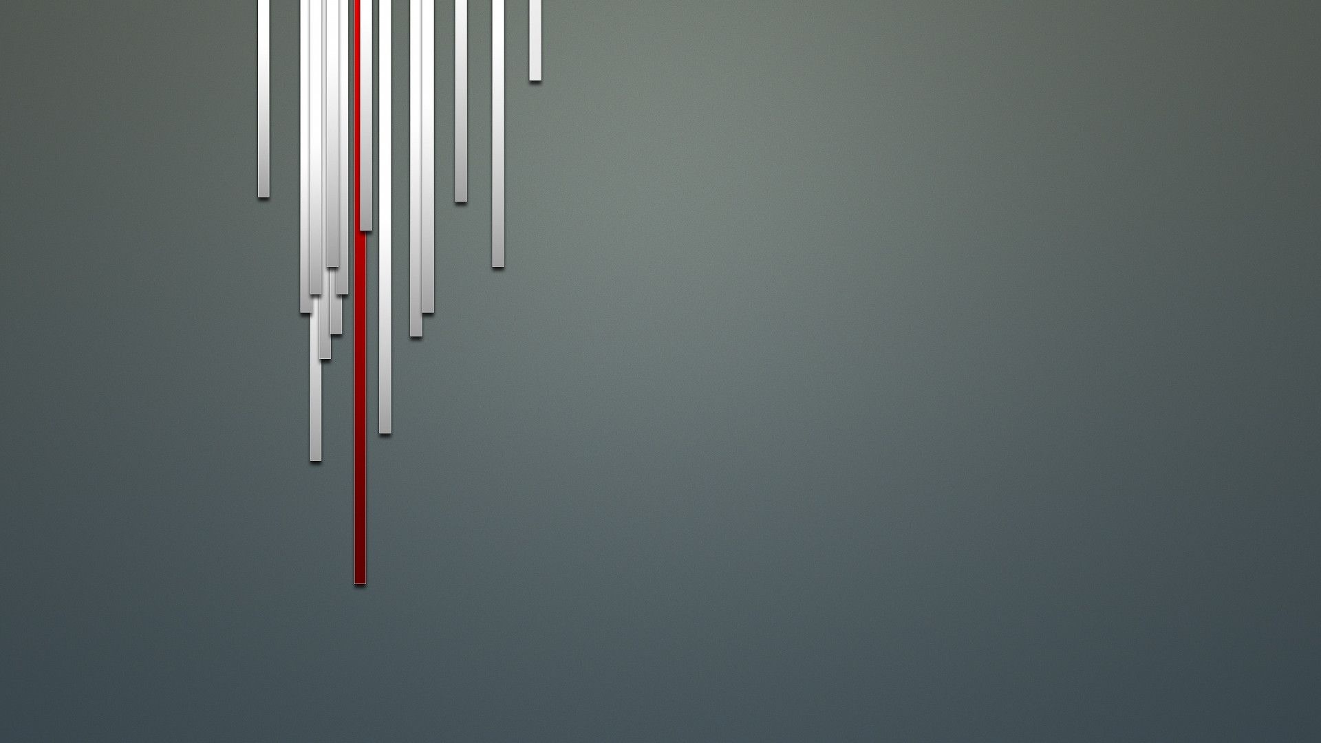 Kunst HD wallpaper, White and red lines, Abstract art, Minimalist design, 1920x1080 Full HD Desktop