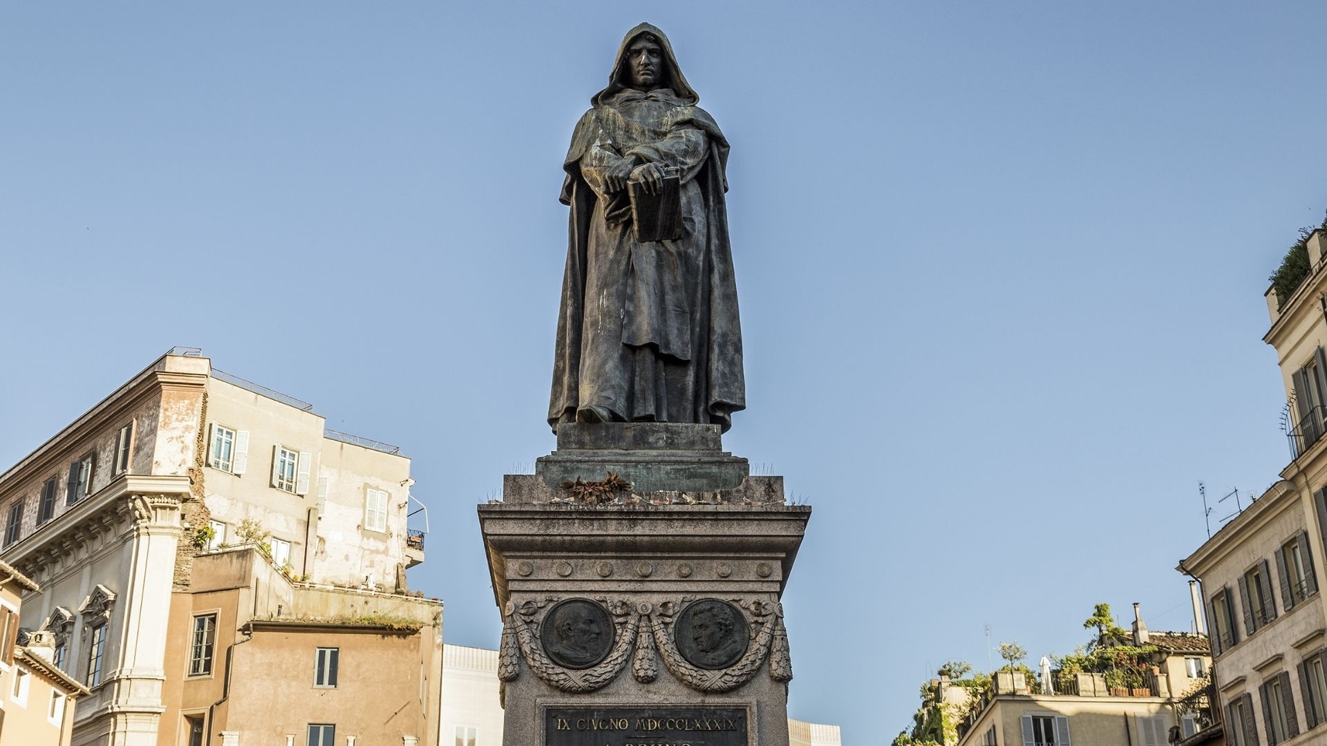 Giordano Bruno, Filosofo dellinfinito, Lassolutismo del pensiero, Restoration center, 1920x1080 Full HD Desktop