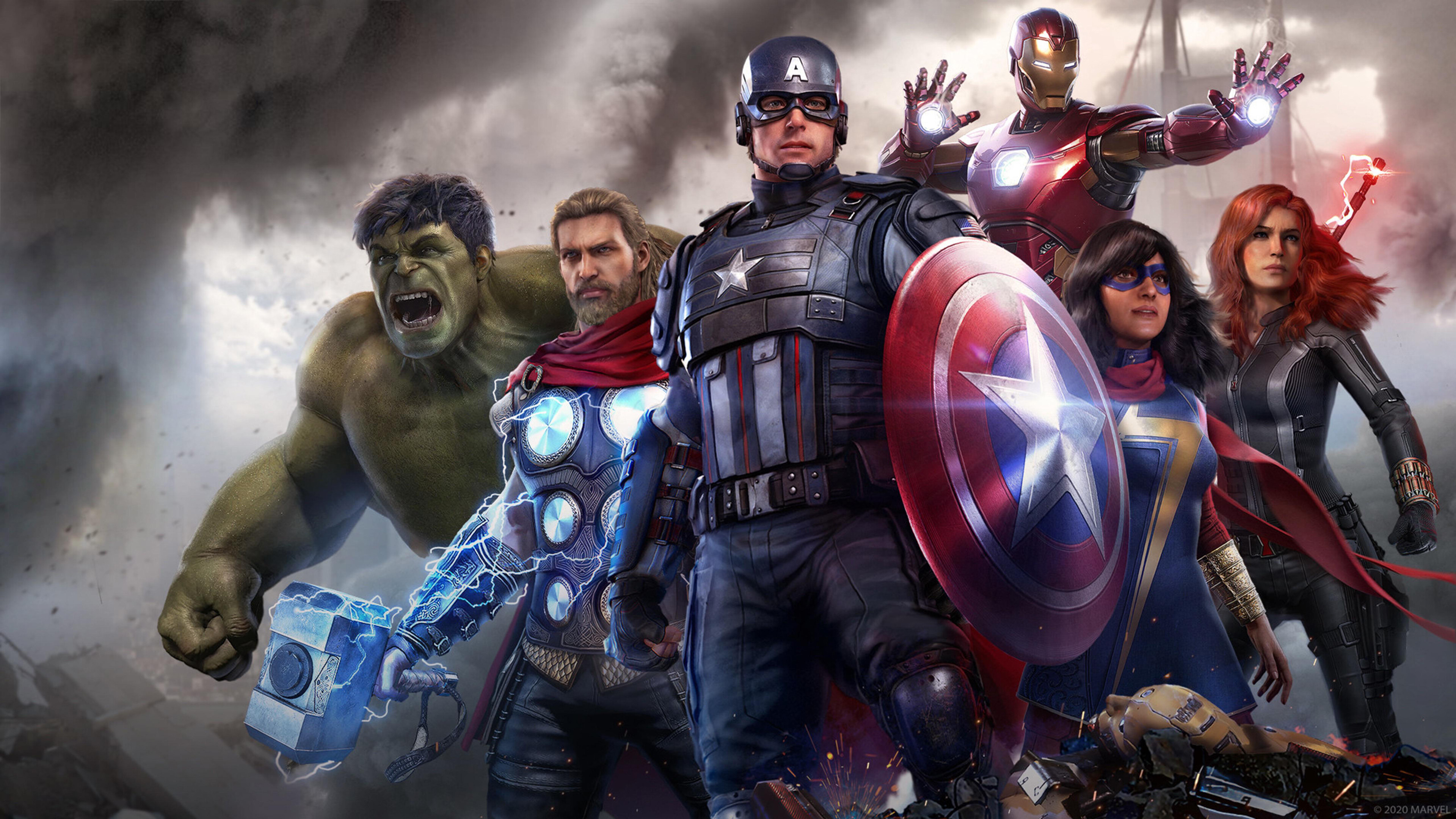 Marvel, Avengers desktop wallpapers, 4K and HD, Superhero team, 3840x2160 4K Desktop