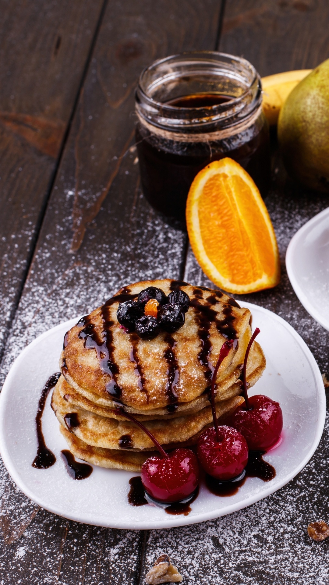 Tempting pancake, Mouthwatering food, Delicious dessert, Satisfying meal, 1080x1920 Full HD Phone