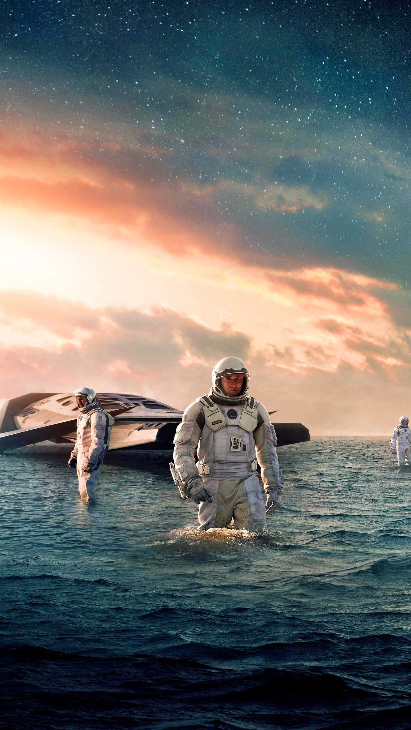 Interstellar essence, Awe-inspiring visuals, Movie magic, Immersive experience, 1440x2560 HD Phone