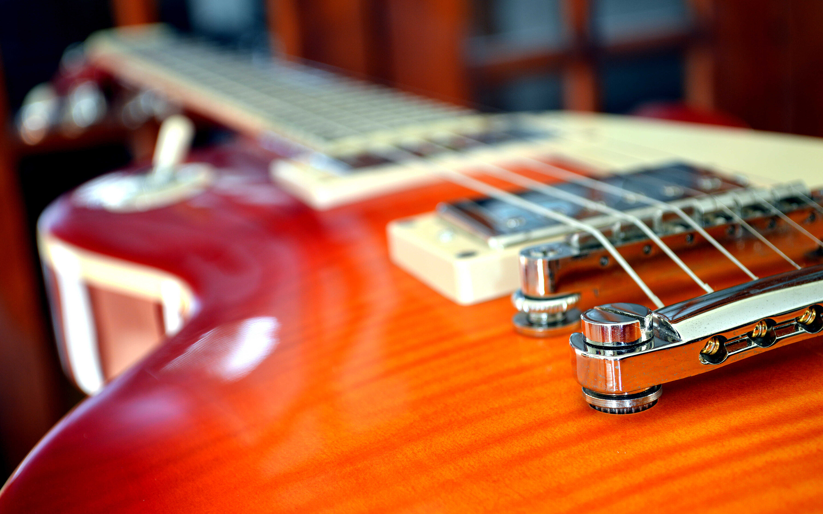 Guitar macro wallpaper, 45445, 2880x1800 HD Desktop