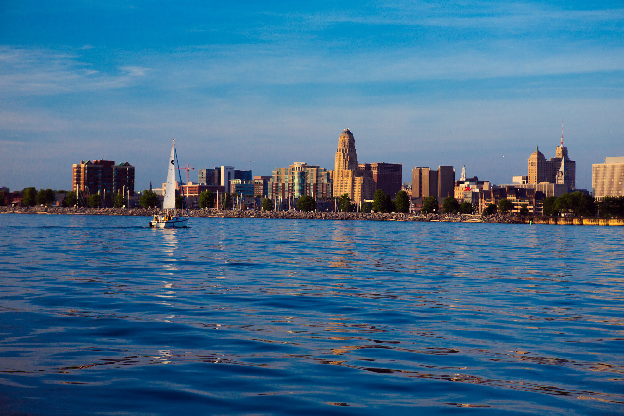 Buffalo skyline, Travels, Cityscape, 2560x1710 HD Desktop