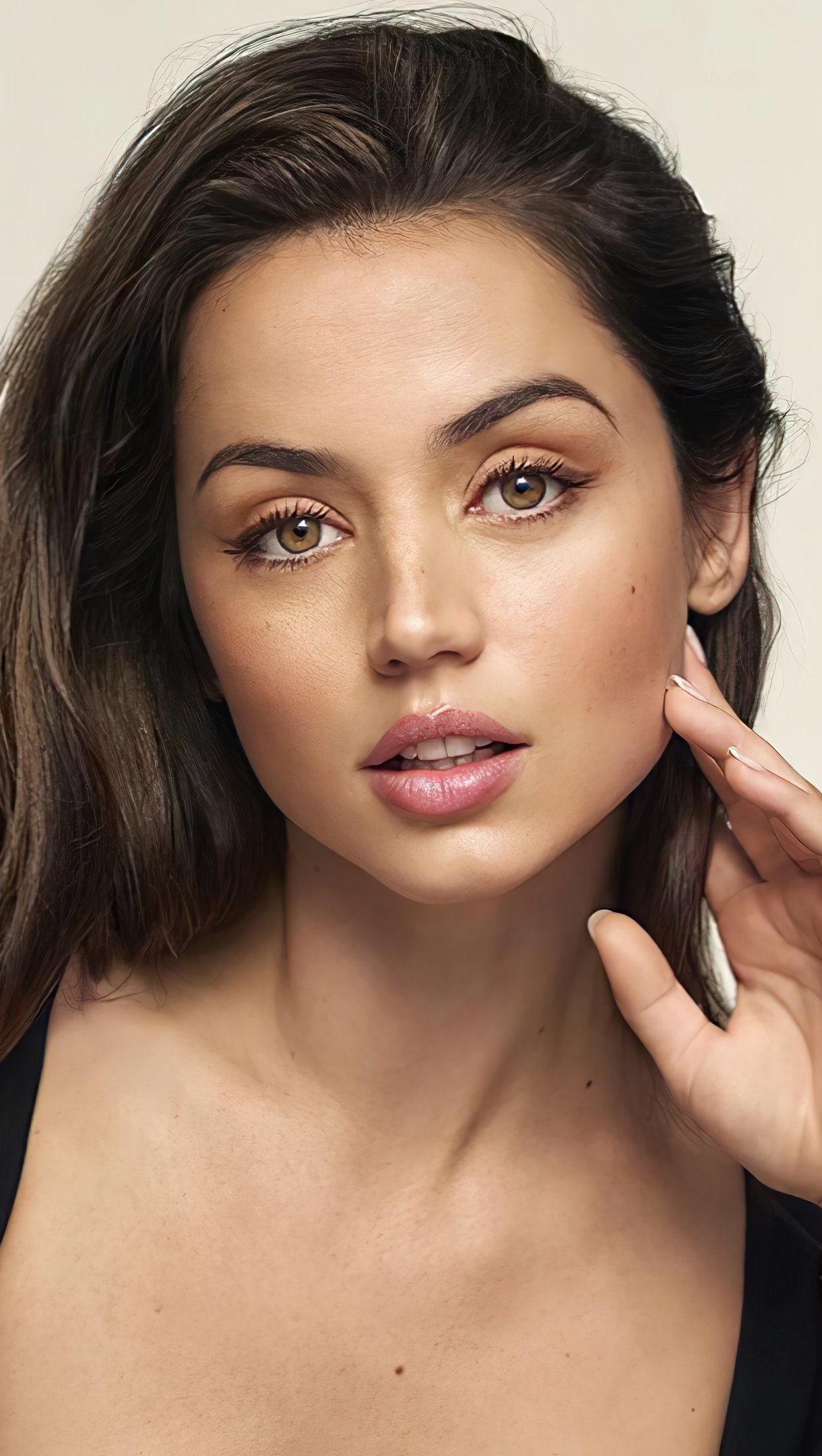 Ana de Armas, Movies, Actress, Face, 1220x2160 HD Phone