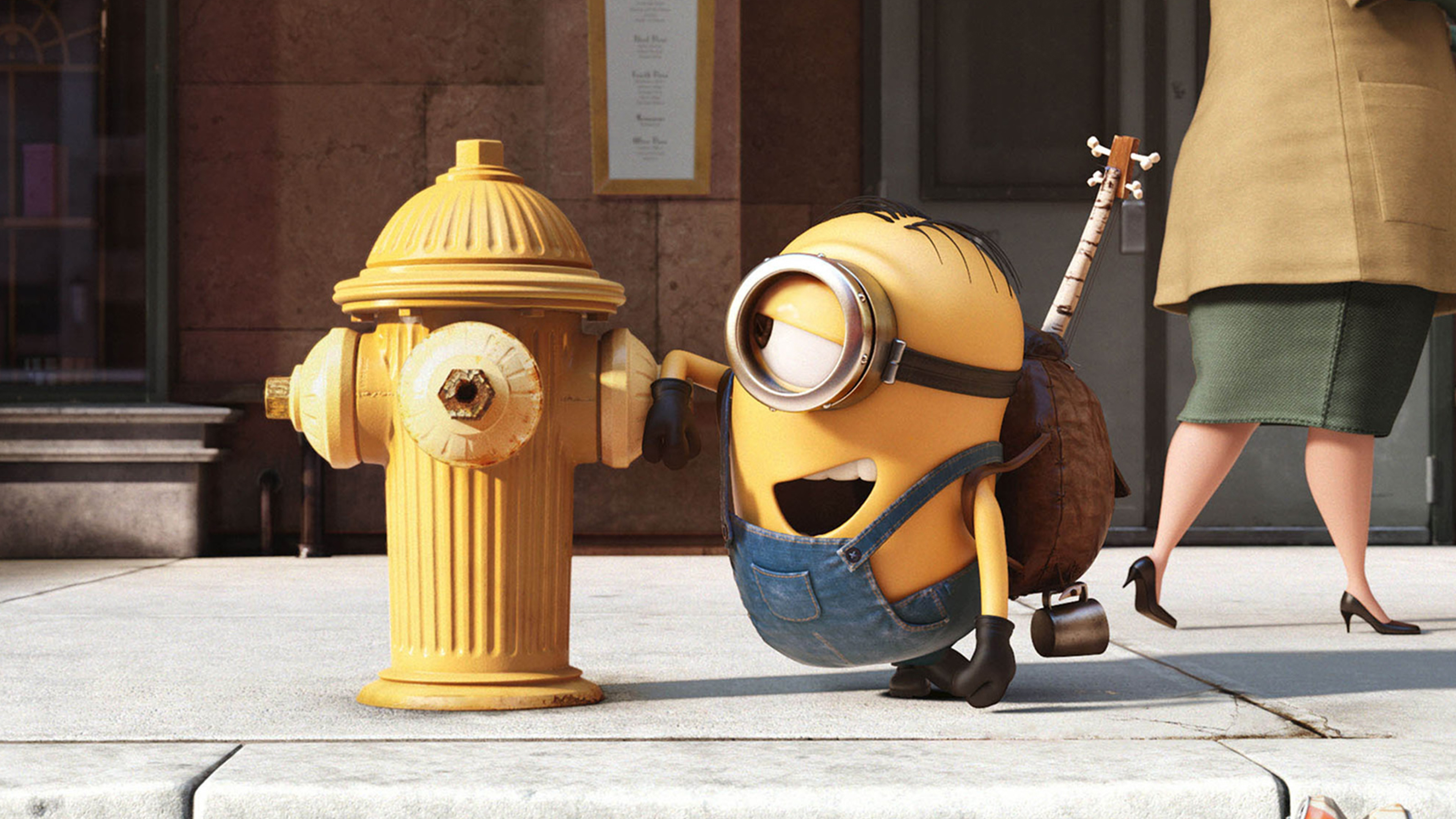 Minions animation, Official site, 3D Blu-ray DVD, Minions, 3840x2160 4K Desktop