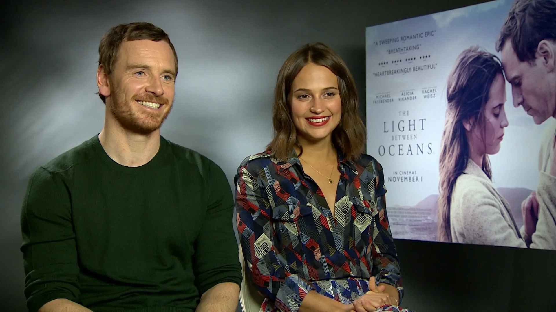 Michael Fassbender, Alicia Vikander, The Light Between Oceans, Heyuguys, 1920x1080 Full HD Desktop