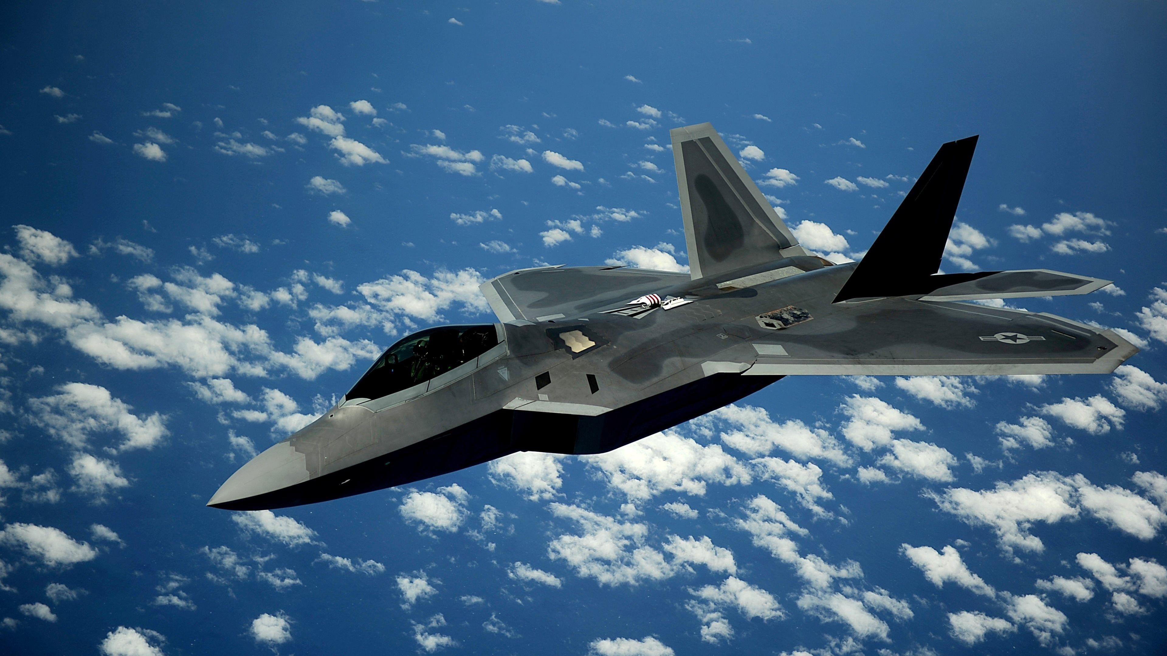 F-22 Raptor, F22 HD wallpaper, 4K, Fighter aircraft, 3840x2160 4K Desktop