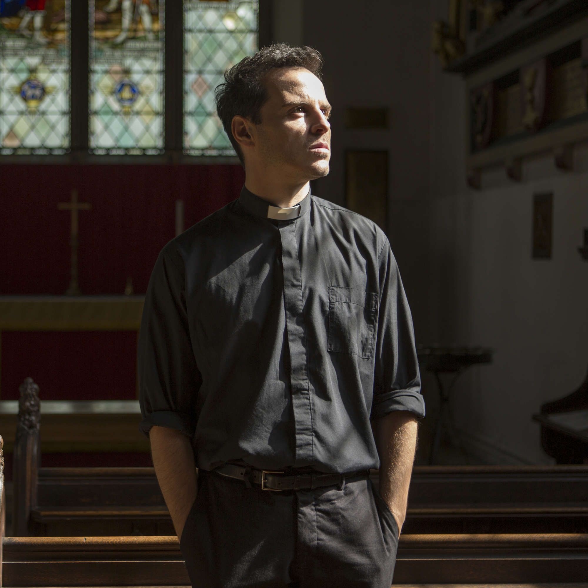 Andrew Scott, The Hot Priest, Fleabag Season 2, 2000x2000 HD Phone