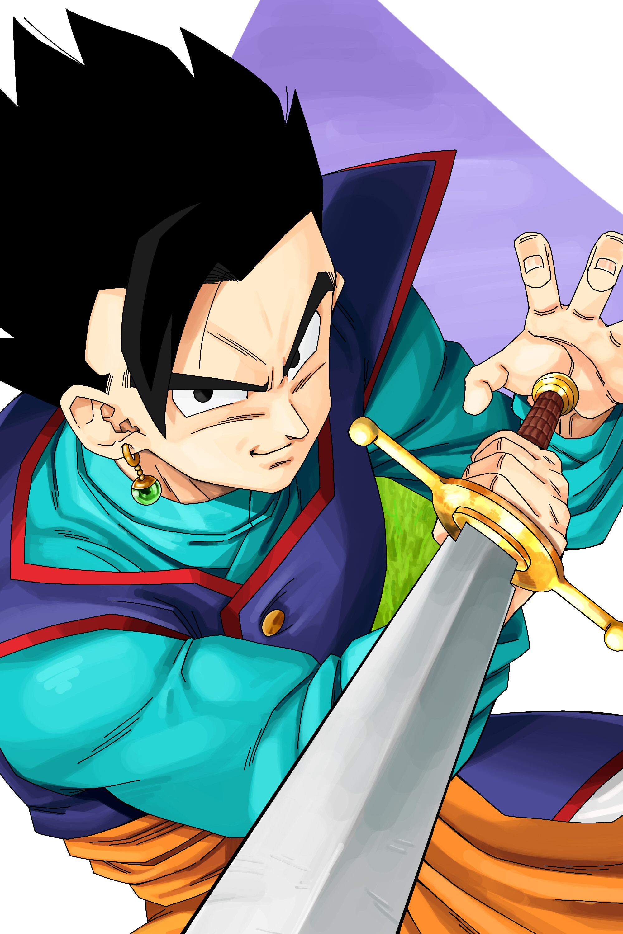 Gohan, Anime protagonist, Dragon Ball Z, Majin Boo, 2000x3000 HD Phone