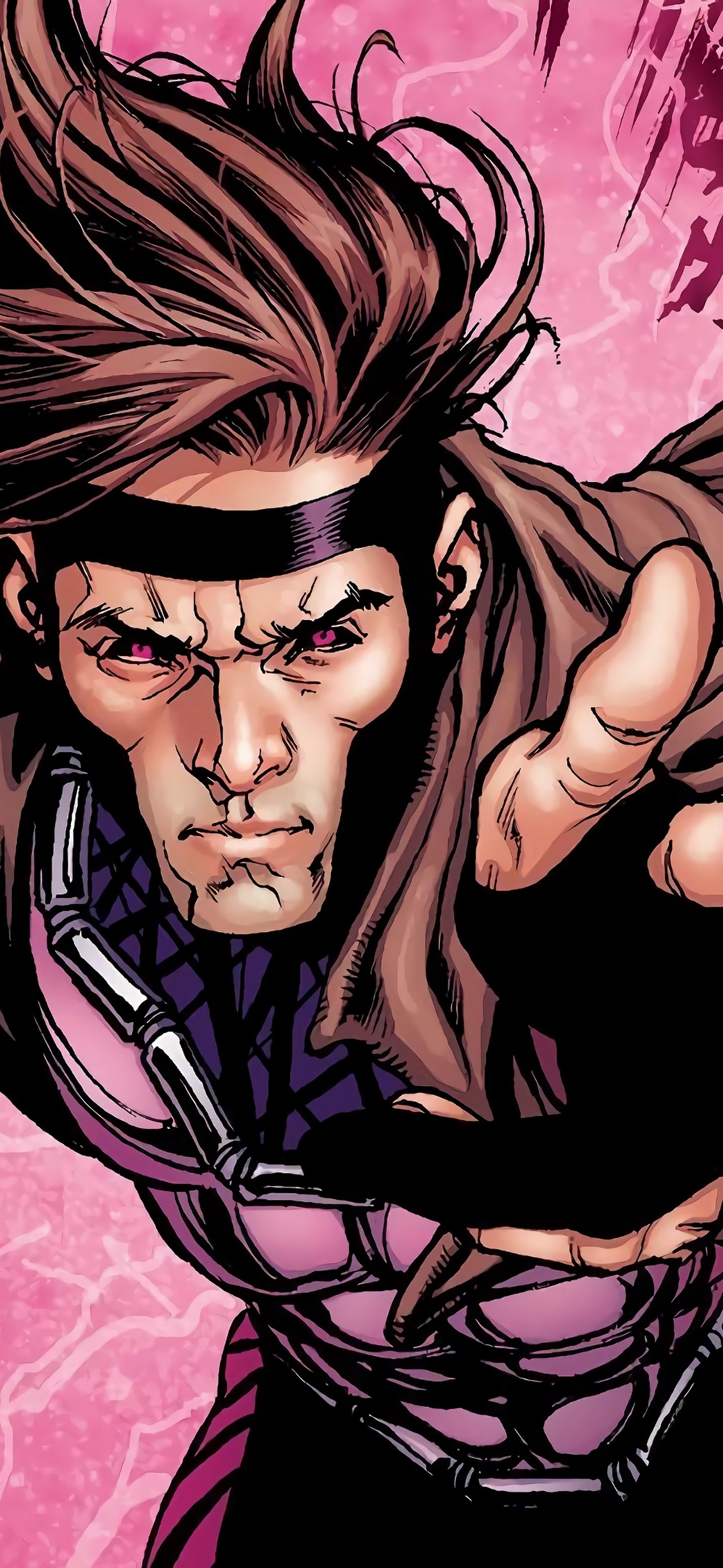 Gambit (Marvel), Mutant thief, Cajun accent, New Orleans, 1440x3120 HD Phone