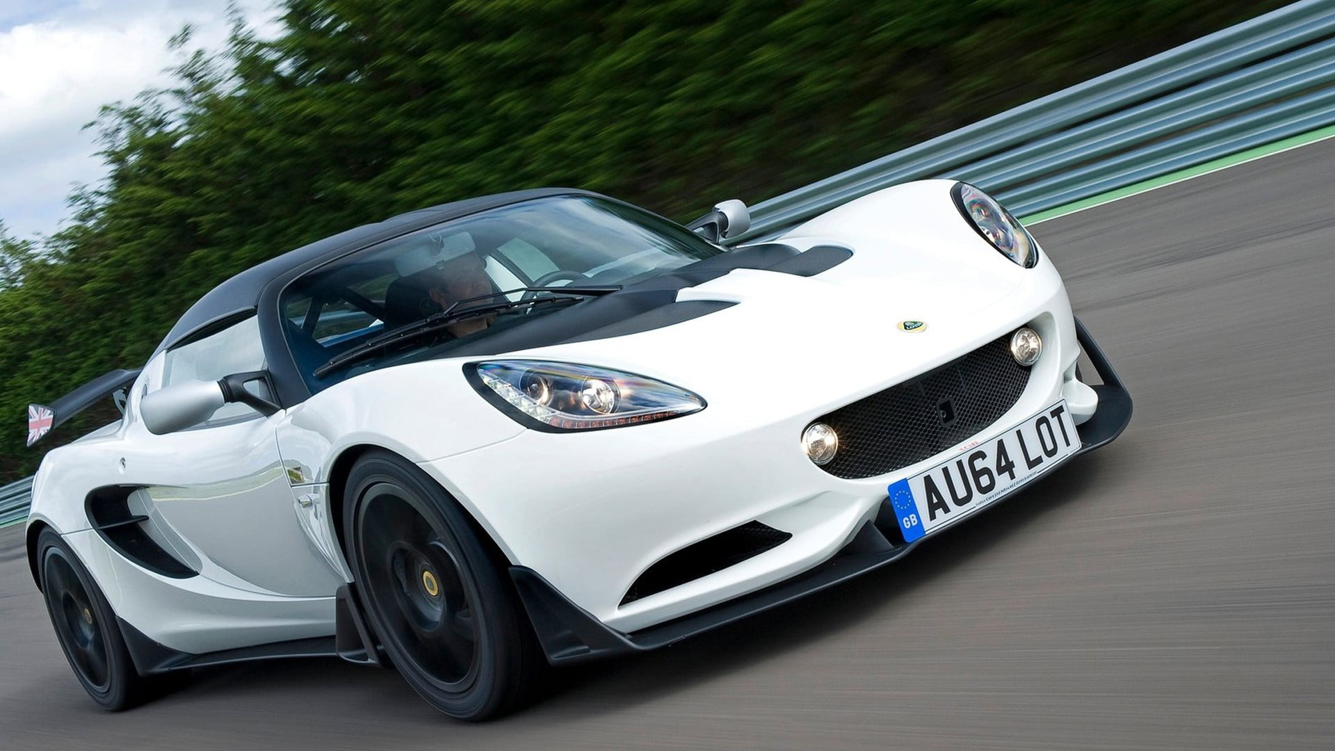 Lotus Elise, White coupe, 2015 model, S Cup version, 1920x1080 Full HD Desktop