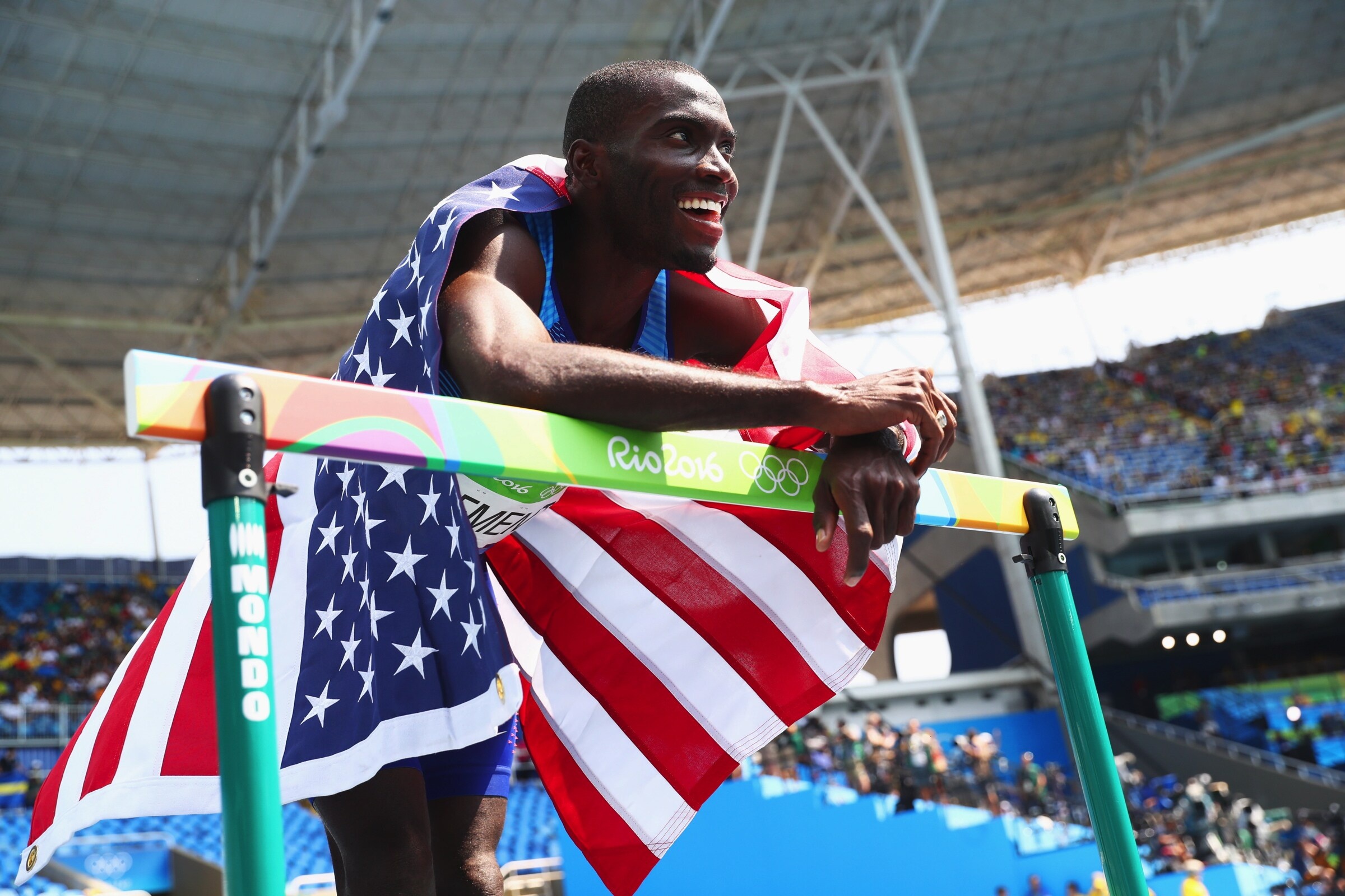 Kerron Clement, 400m Hurdles, Olympic Athletics, Men, 2400x1600 HD Desktop