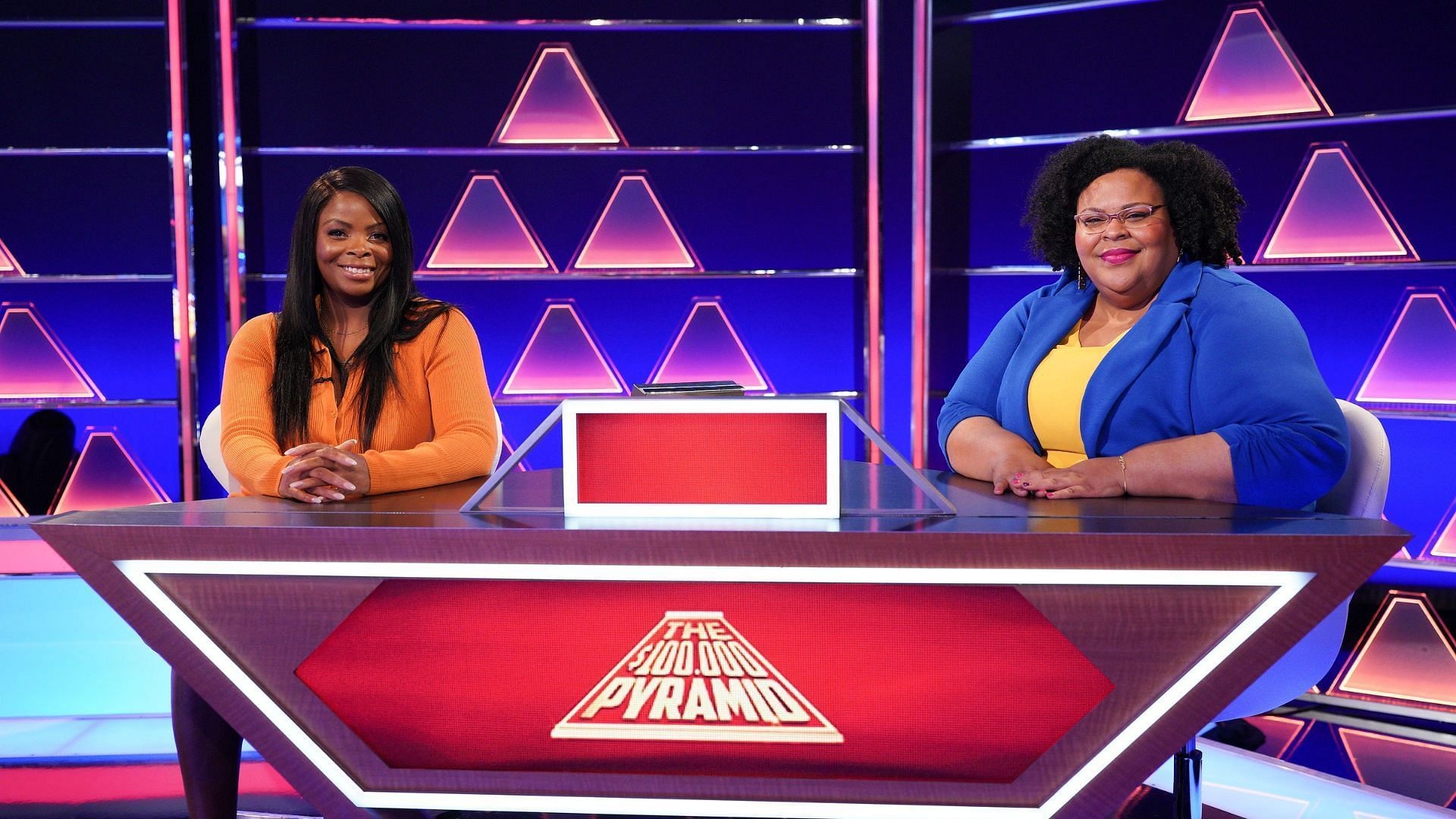 Janelle James, 100, 000 Pyramid, Celebrity contestants, ABC TV show, 1920x1080 Full HD Desktop