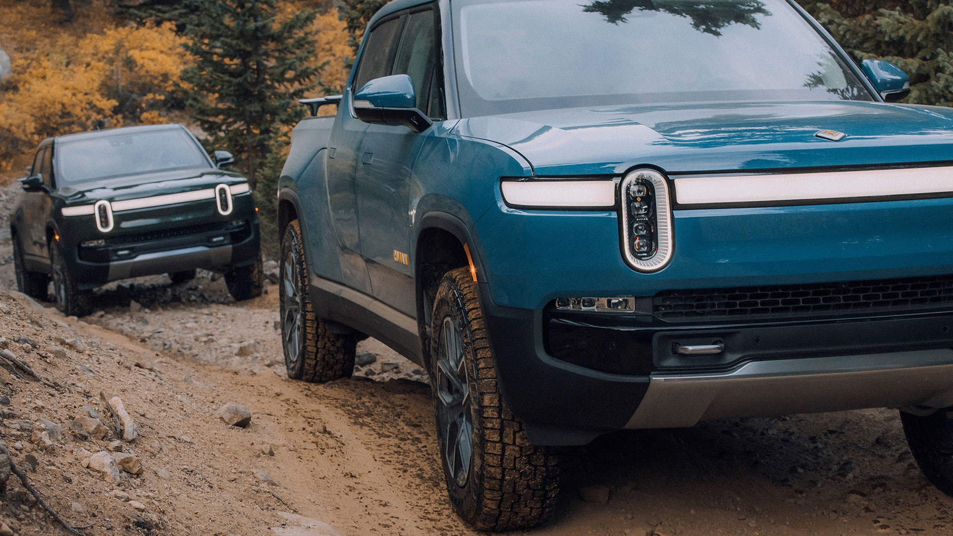 Dirt road, Rivian Automotive Wallpaper, 1920x1080 Full HD Desktop