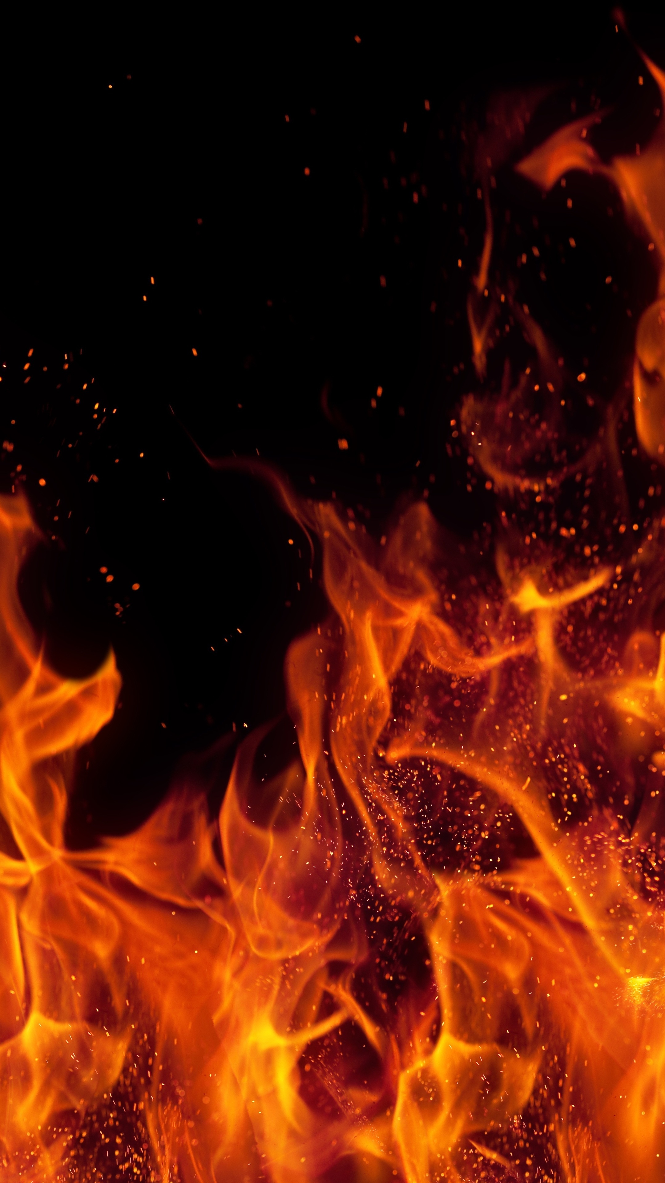 Red fire beauty, Sony Xperia HD wallpapers, 4K flame visuals, Flame images, Fire wallpaper backgrounds, 2160x3840 4K Phone